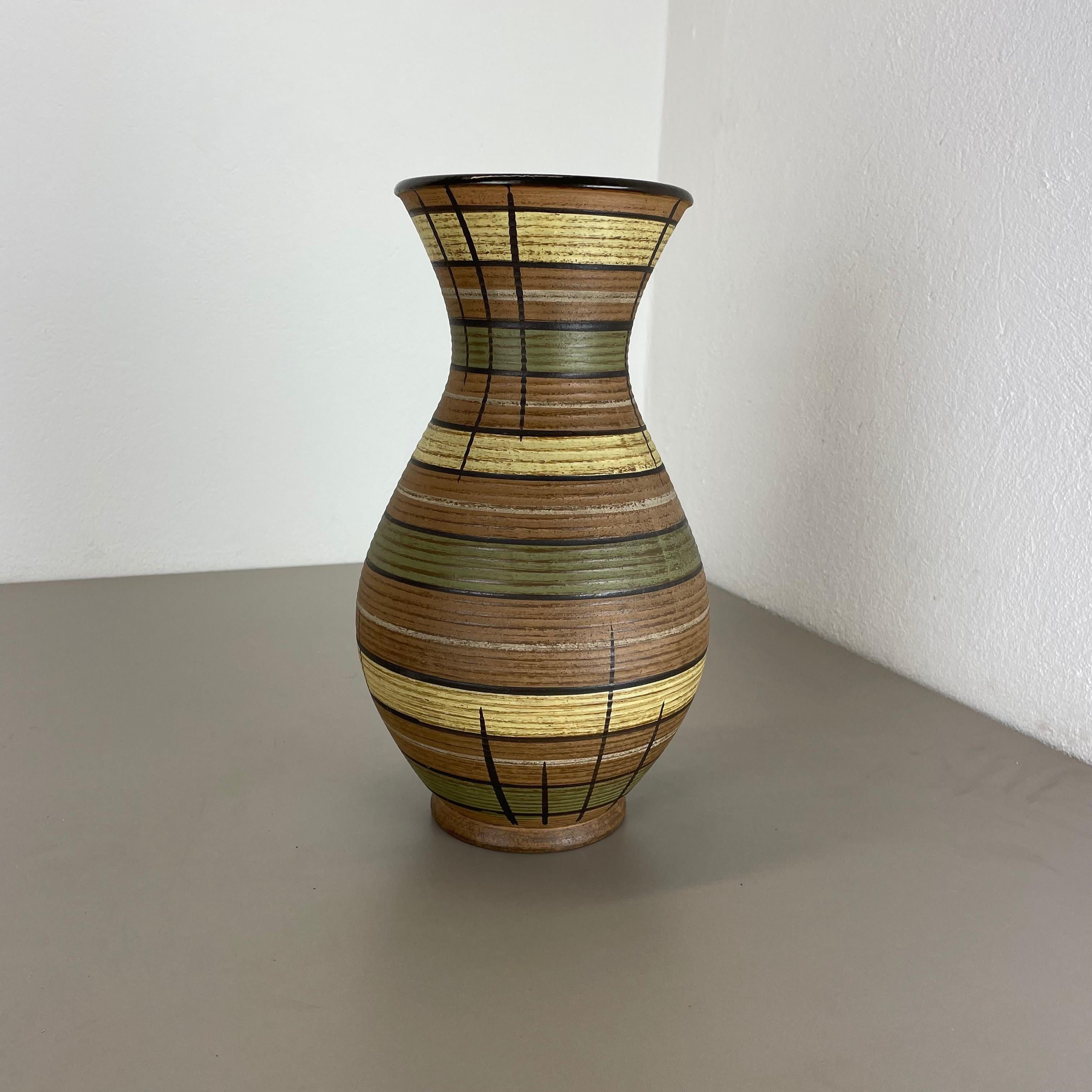 Large Ceramic Pottery Floor Vase by Dümmler and Breiden, Germany, 1950s In Good Condition For Sale In Kirchlengern, DE