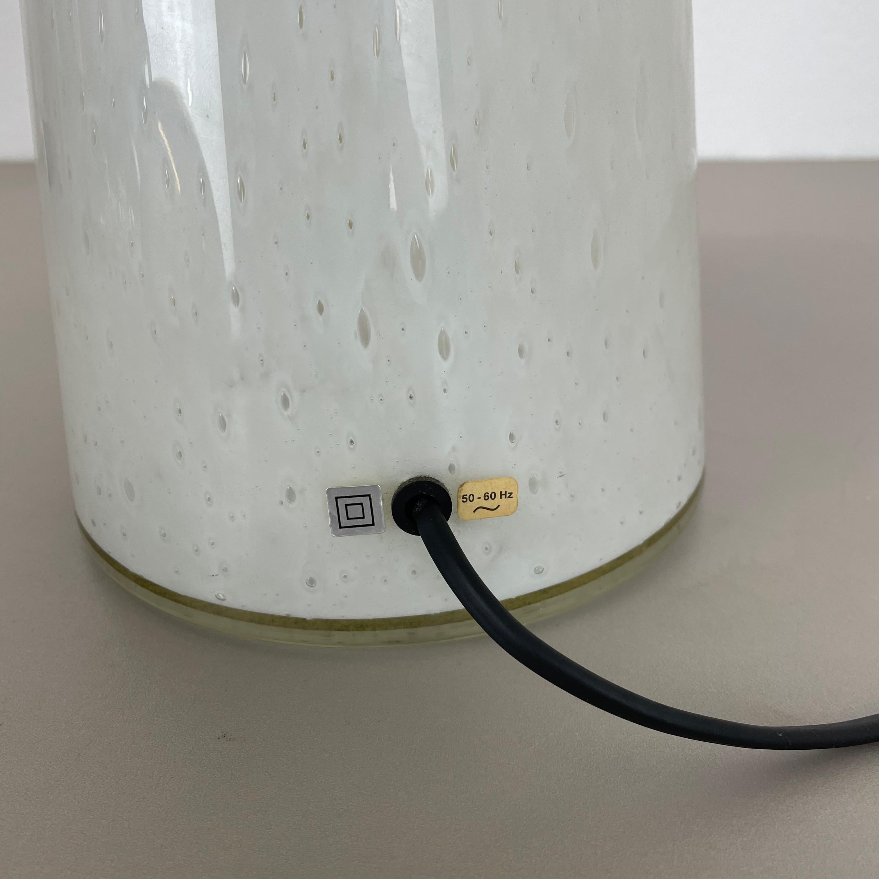 Grande lampada da tavolo UFO in vetro da 36 cm Realizzata da Glashütte Limburg, Germania, anni '70 in vendita 5