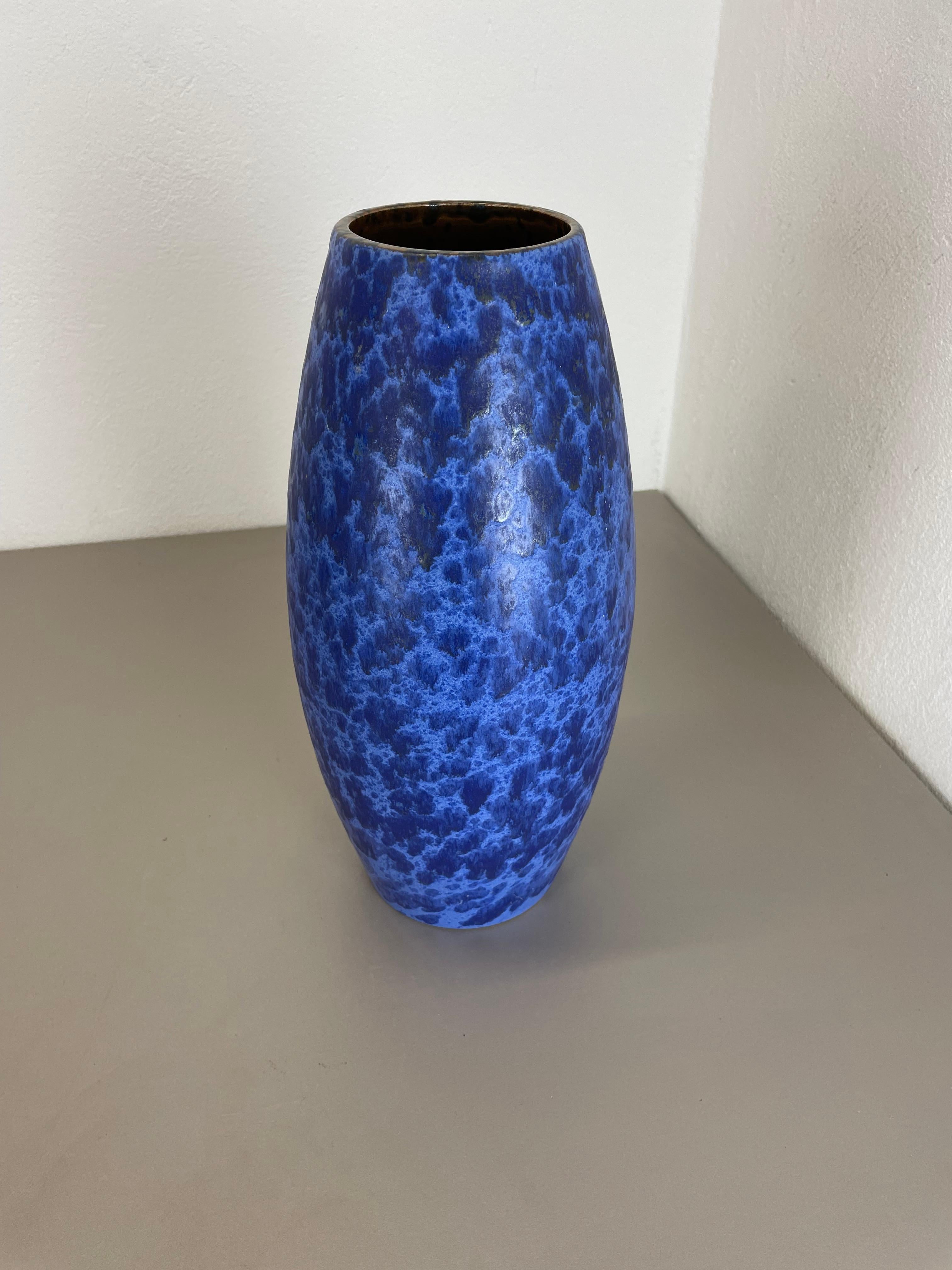 large blue vase floor