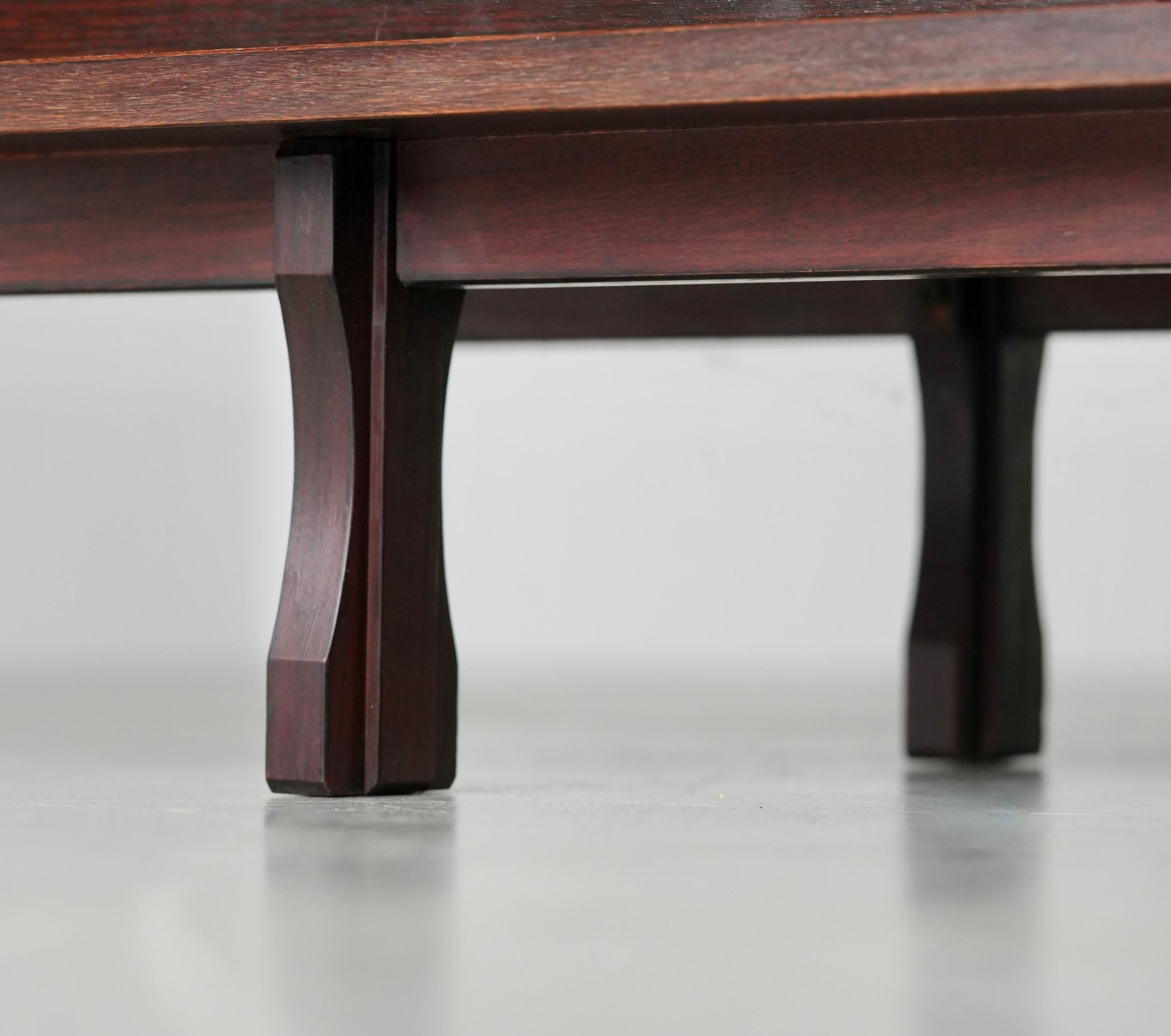 Grande credenza a 4 ante in Oak e Teak, Italia, anni '60 in vendita 5