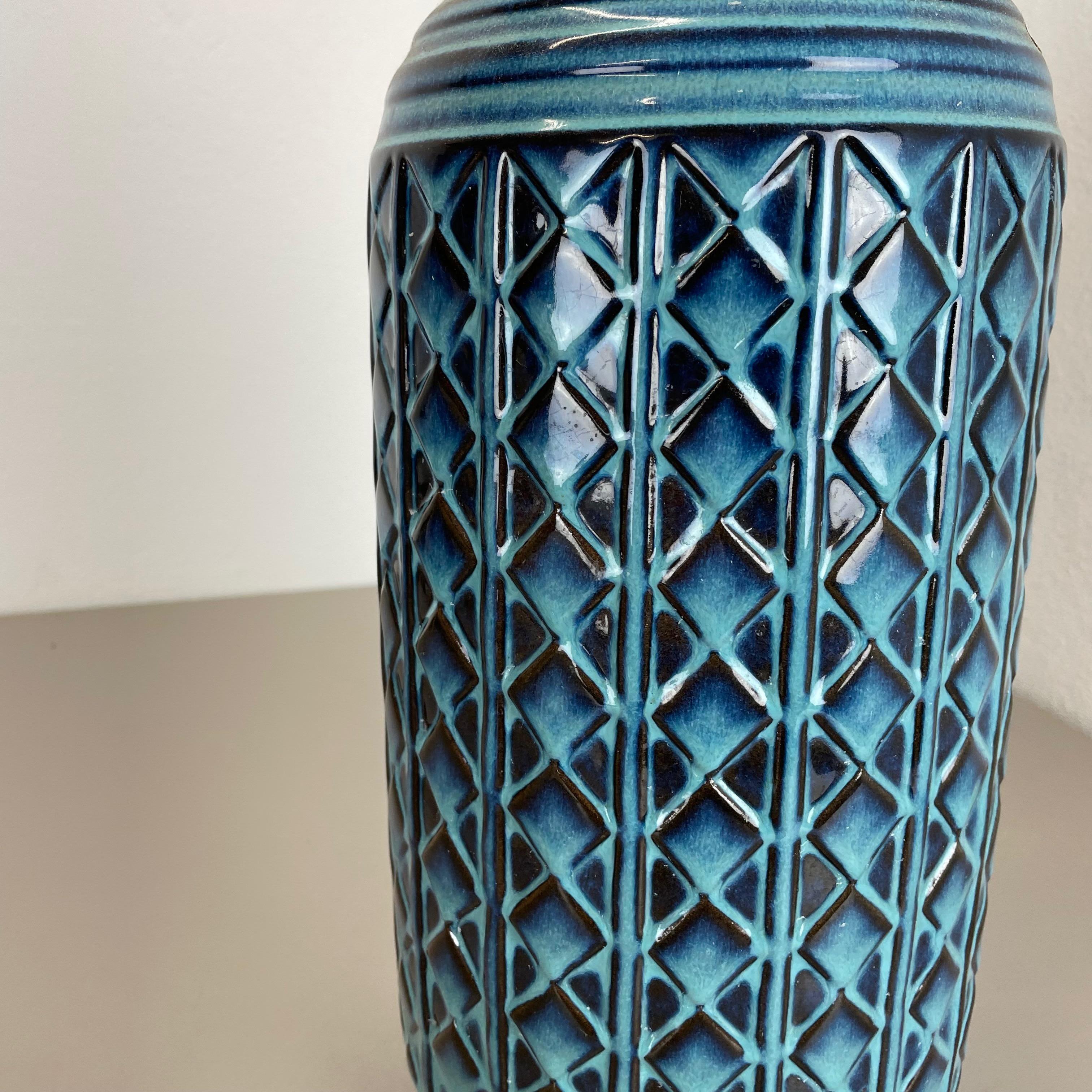 Large 40cm Ceramic Brutalist Vase Fat Lava Carstens Tönnieshof, Germany, 1970s For Sale 9