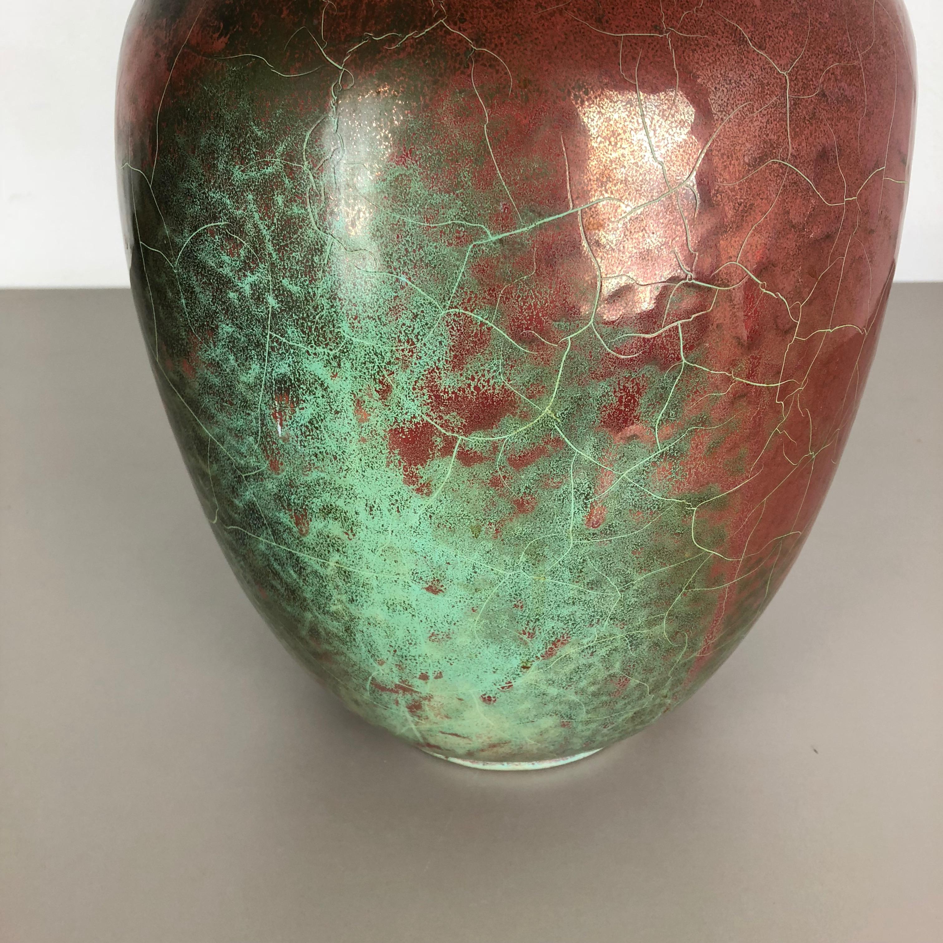 Large Ceramic Studio Pottery Vase Richard Uhlemeyer, Hannover Germany, 1940s For Sale 5