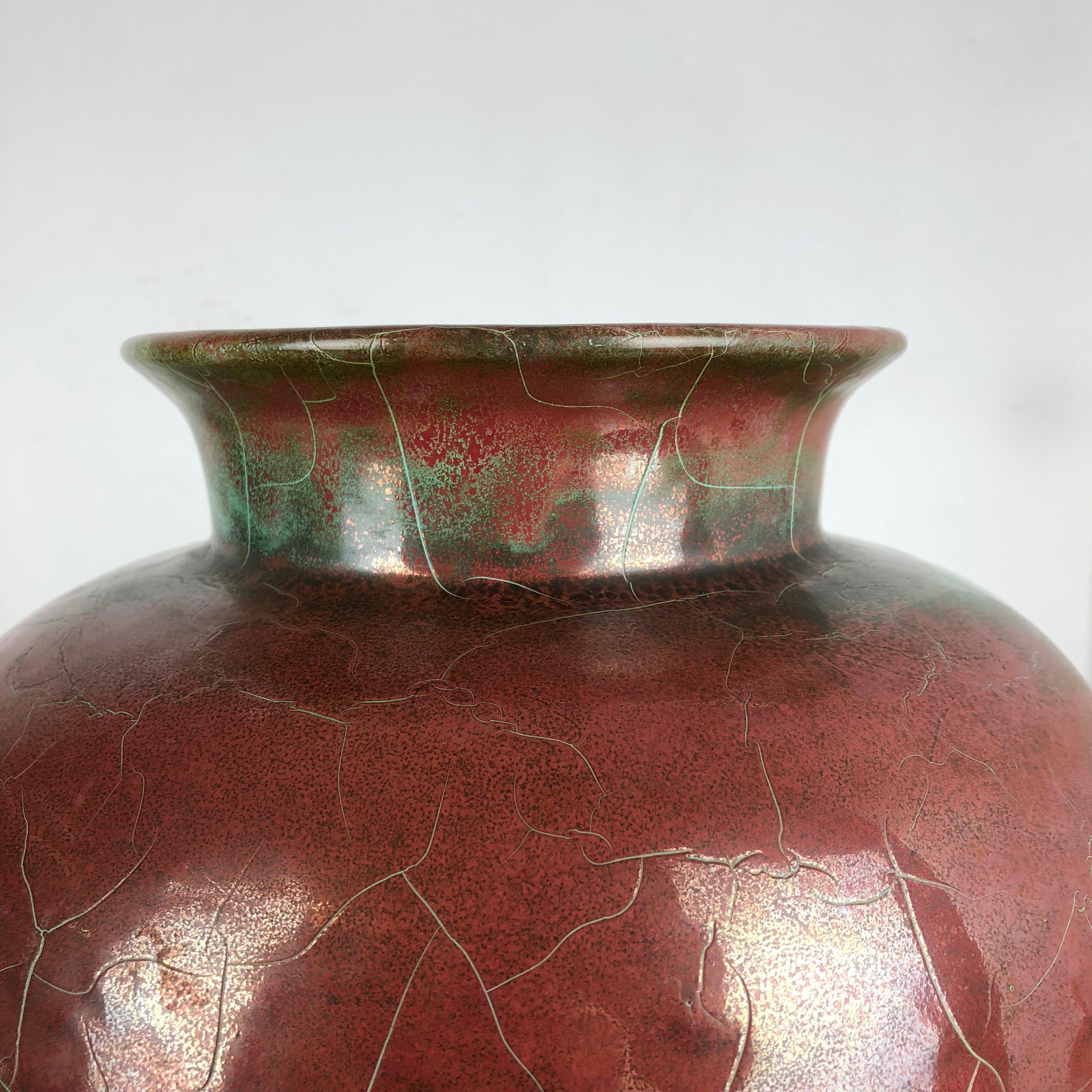 Large Ceramic Studio Pottery Vase Richard Uhlemeyer, Hannover Germany, 1940s For Sale 7