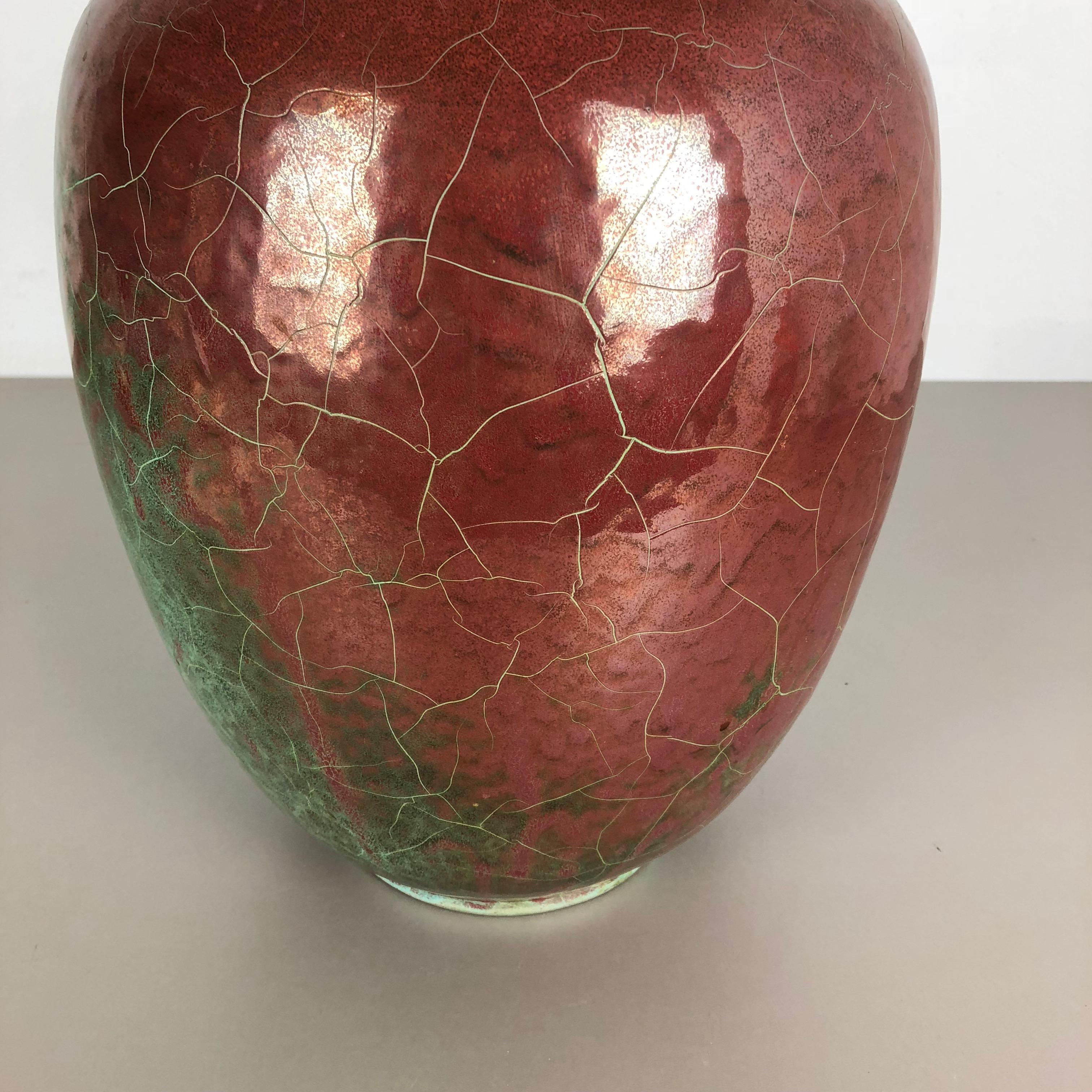 Große Studio-Keramik-Vase Richard Uhlemeyer, Hannover, Deutschland, 1940er Jahre im Angebot 3