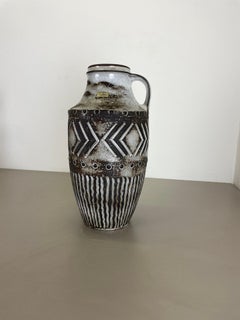 Grande vaso brutalista di 41 cm in ceramica FAT LAVA Carstens Tönnieshof, Germania, anni '70