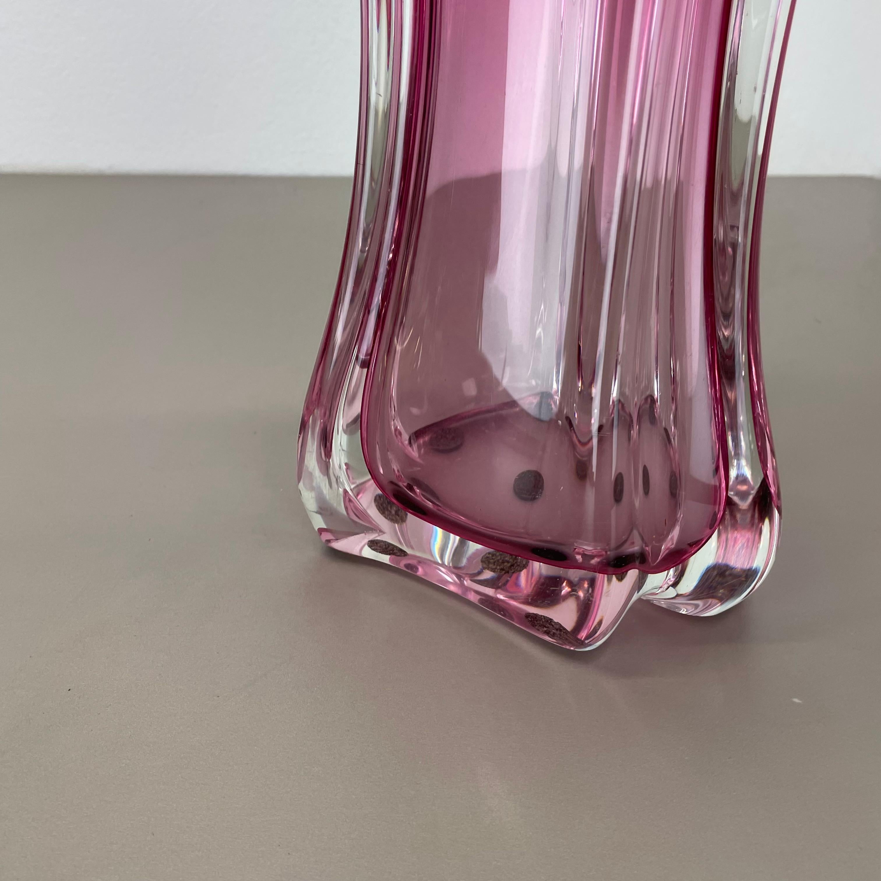 Grand vase en verre de Murano 
