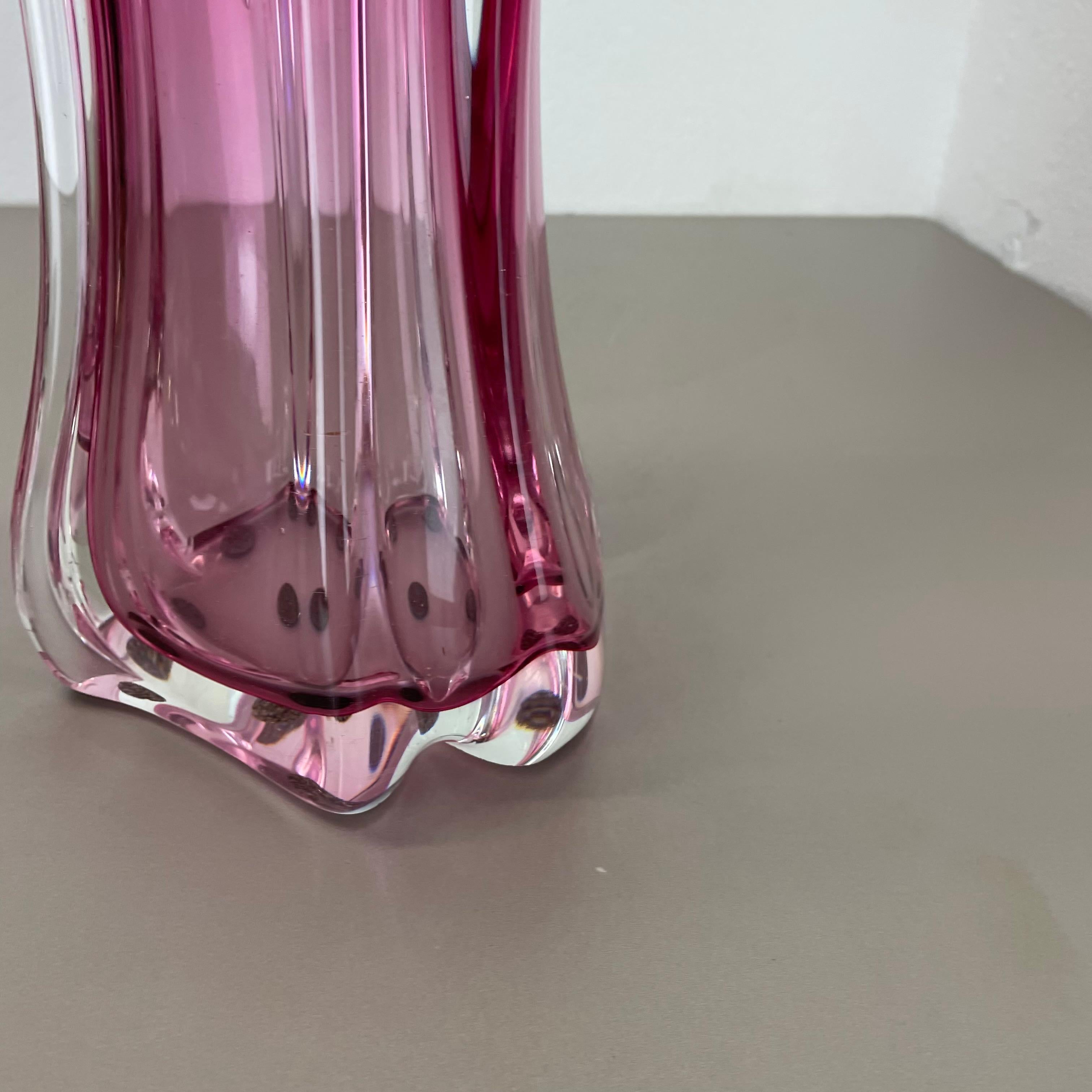 Grand vase en verre de Murano 