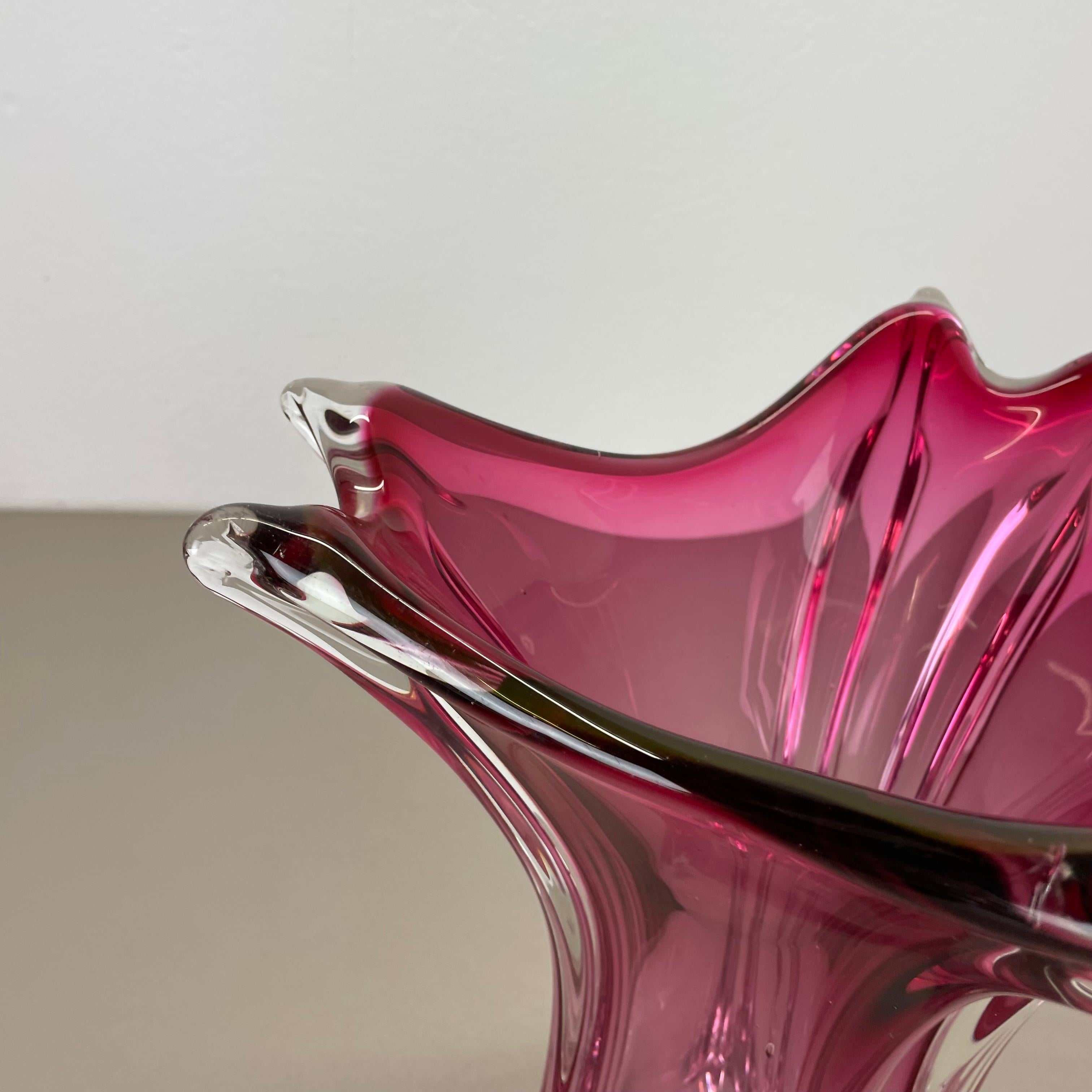 Grand vase en verre de Murano 