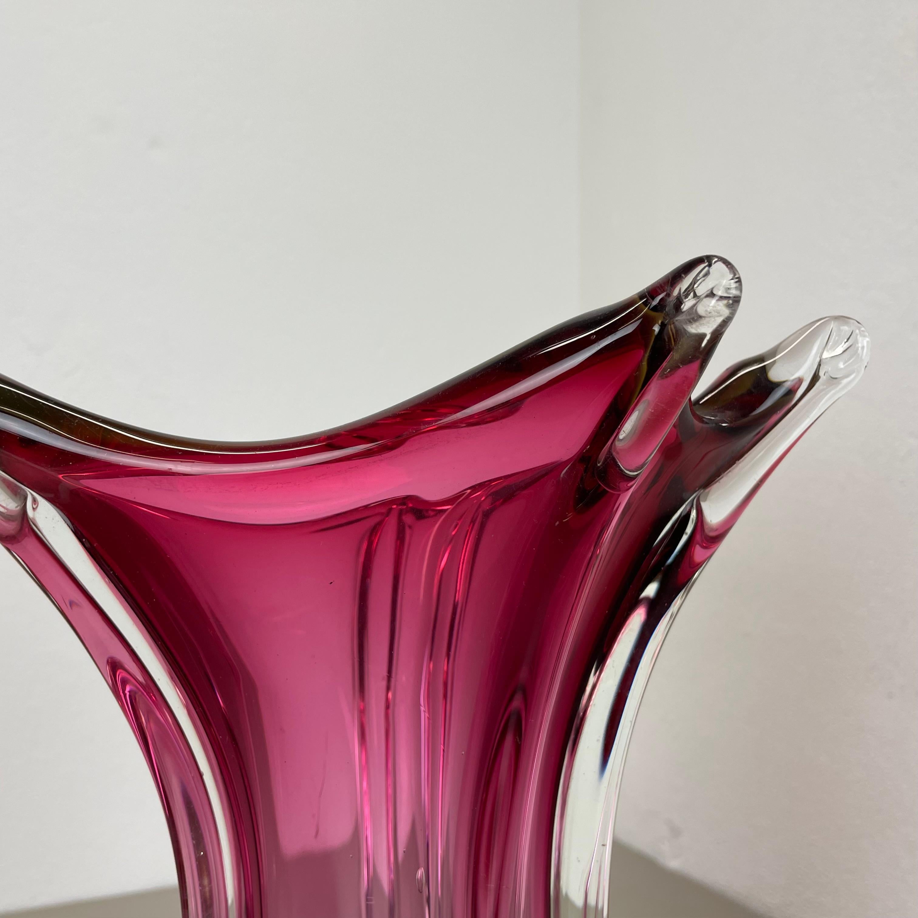 Grand vase en verre de Murano 