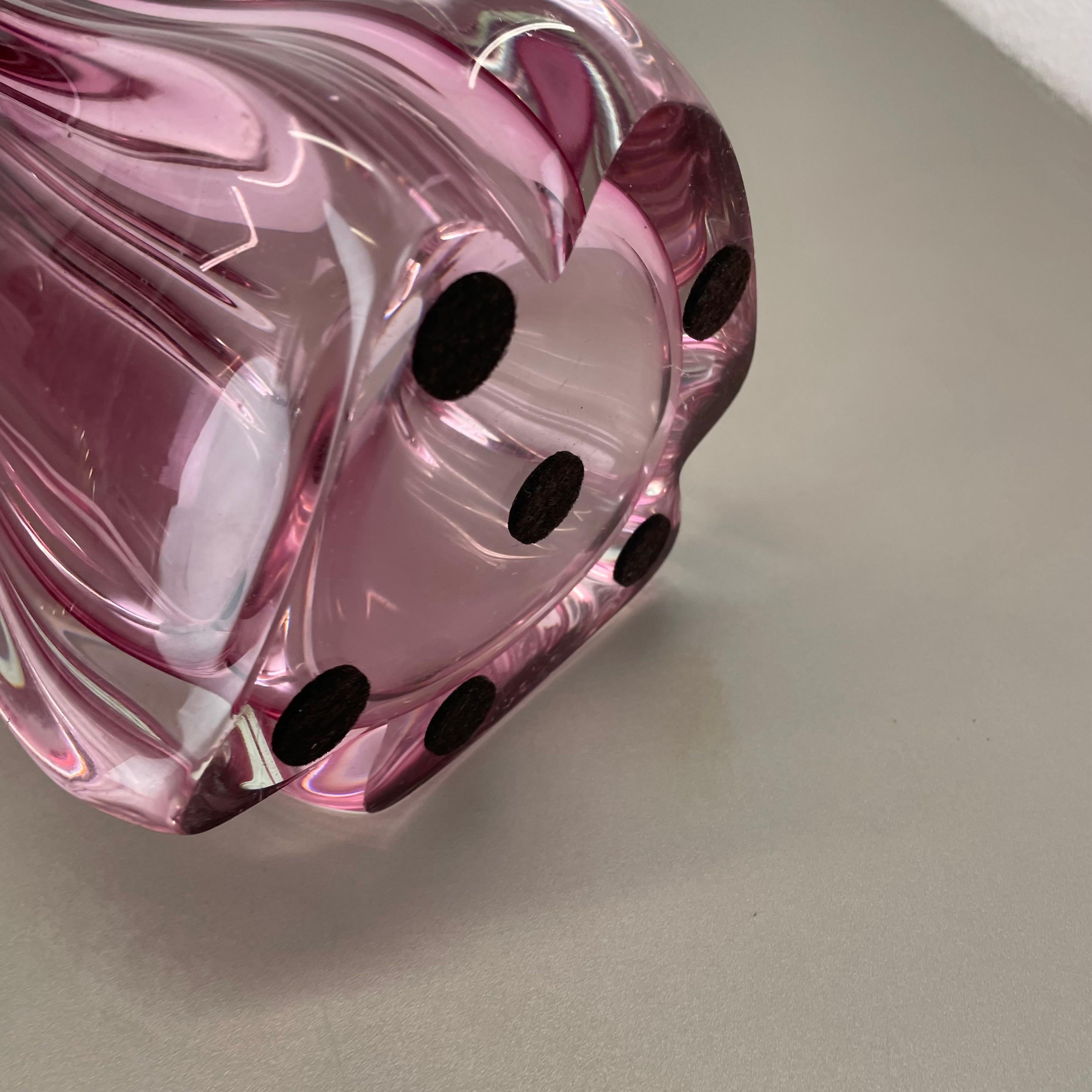 Grand vase en verre de Murano 