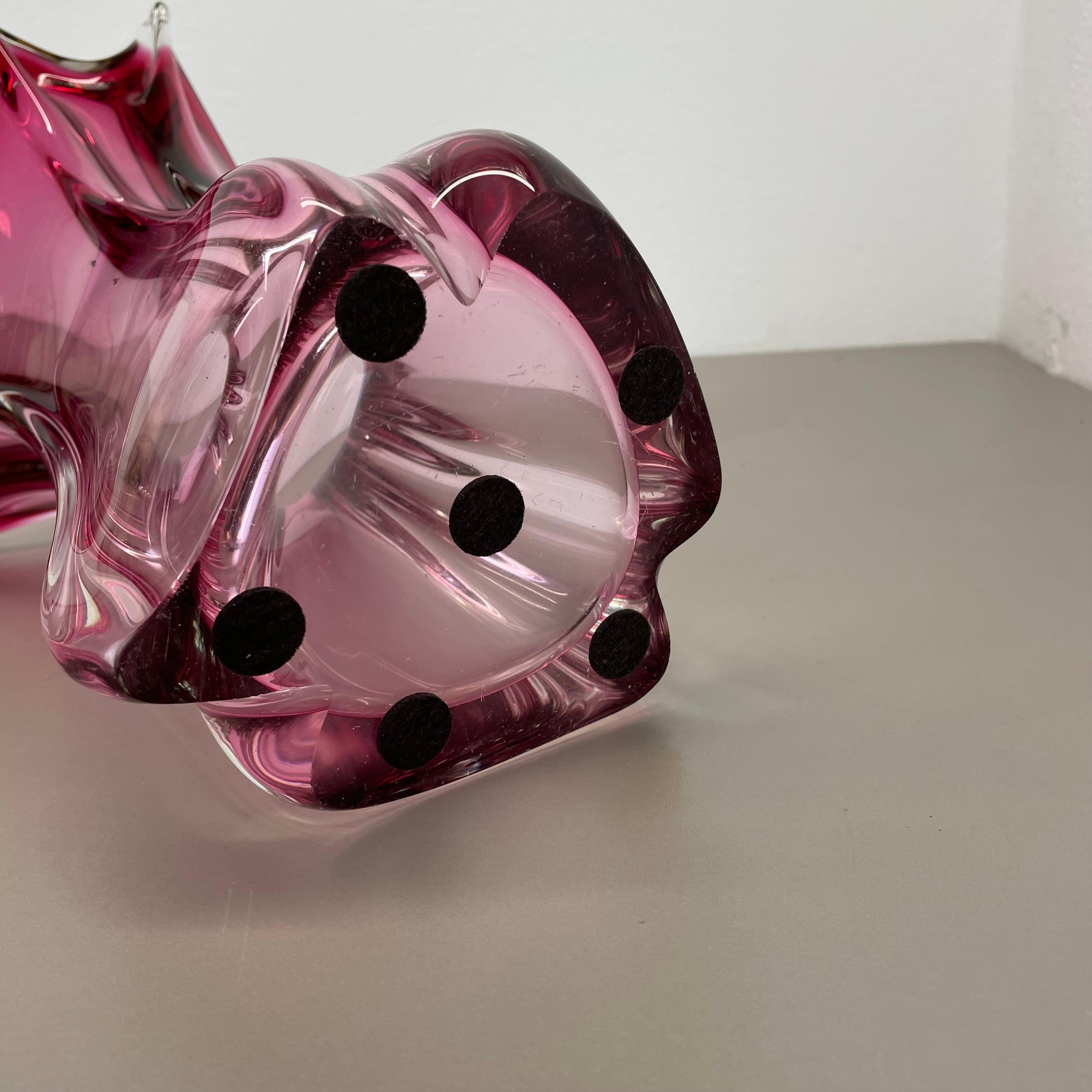 Grand vase en verre de Murano 