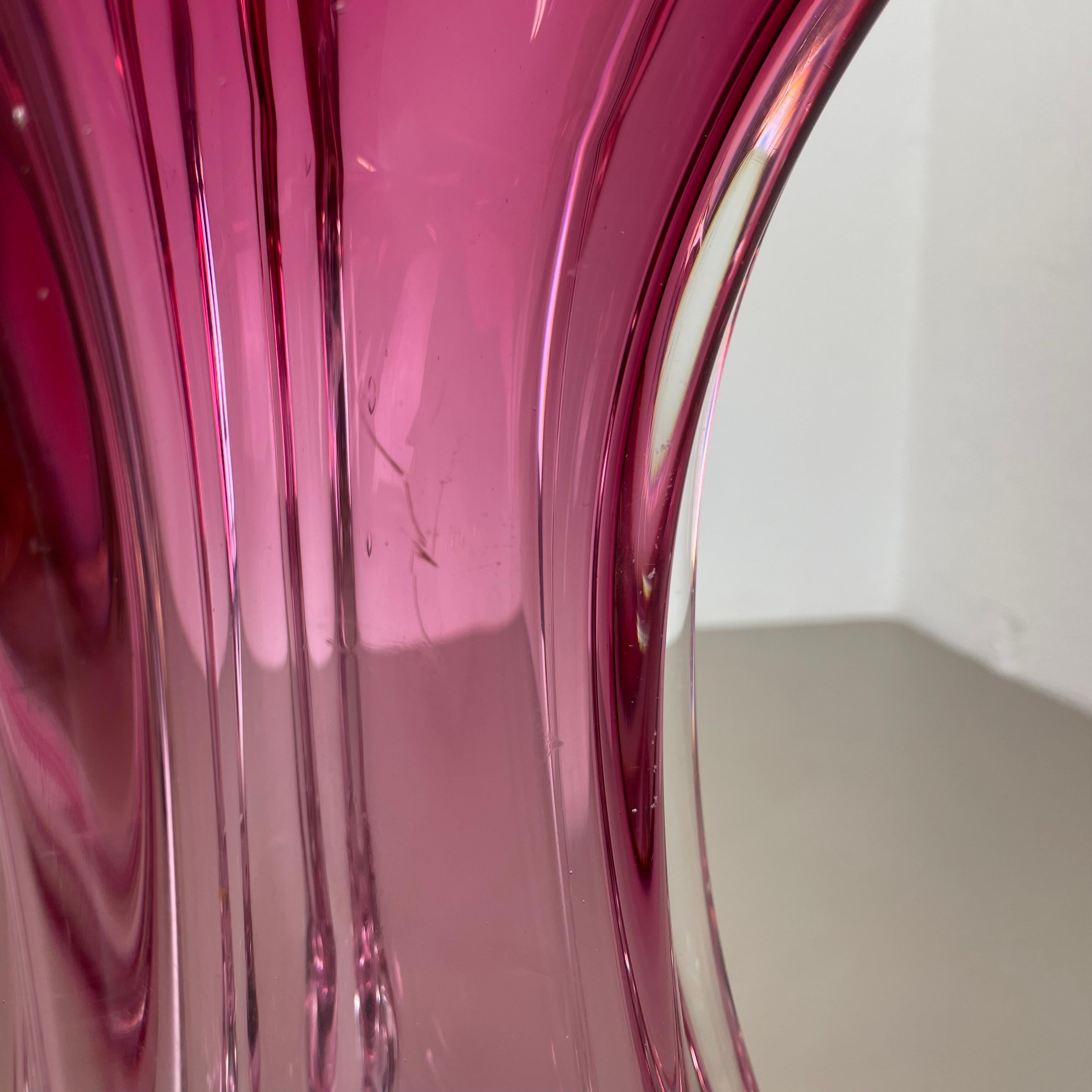 Grand vase en verre de Murano 