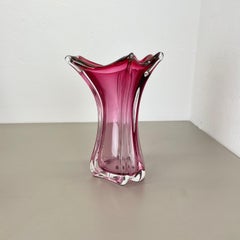 Large 4.1kg 32cm Murano "Chambord" Glass Vase by Fratelli Toso, Italy, 1970s