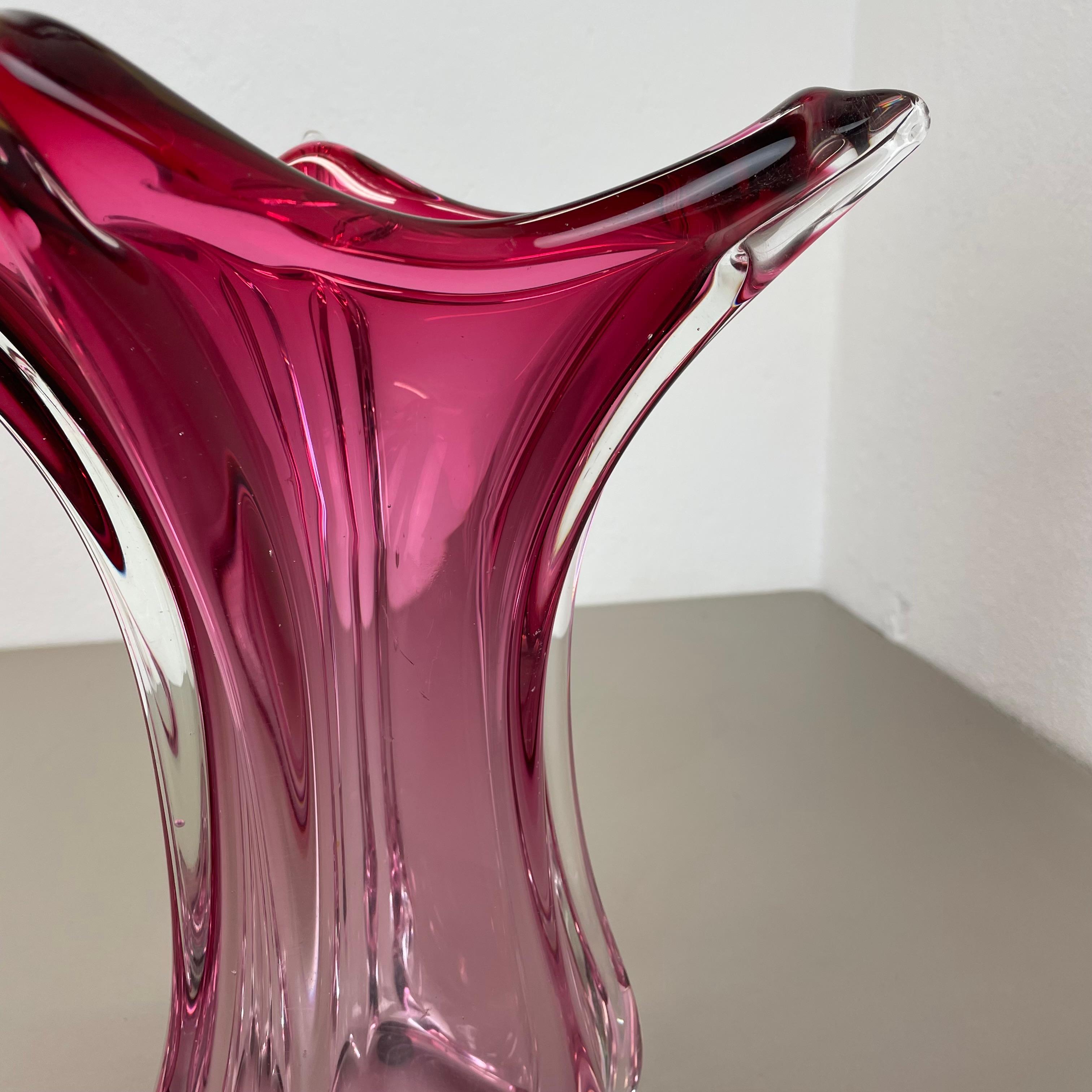 Grand vase en verre de Murano 