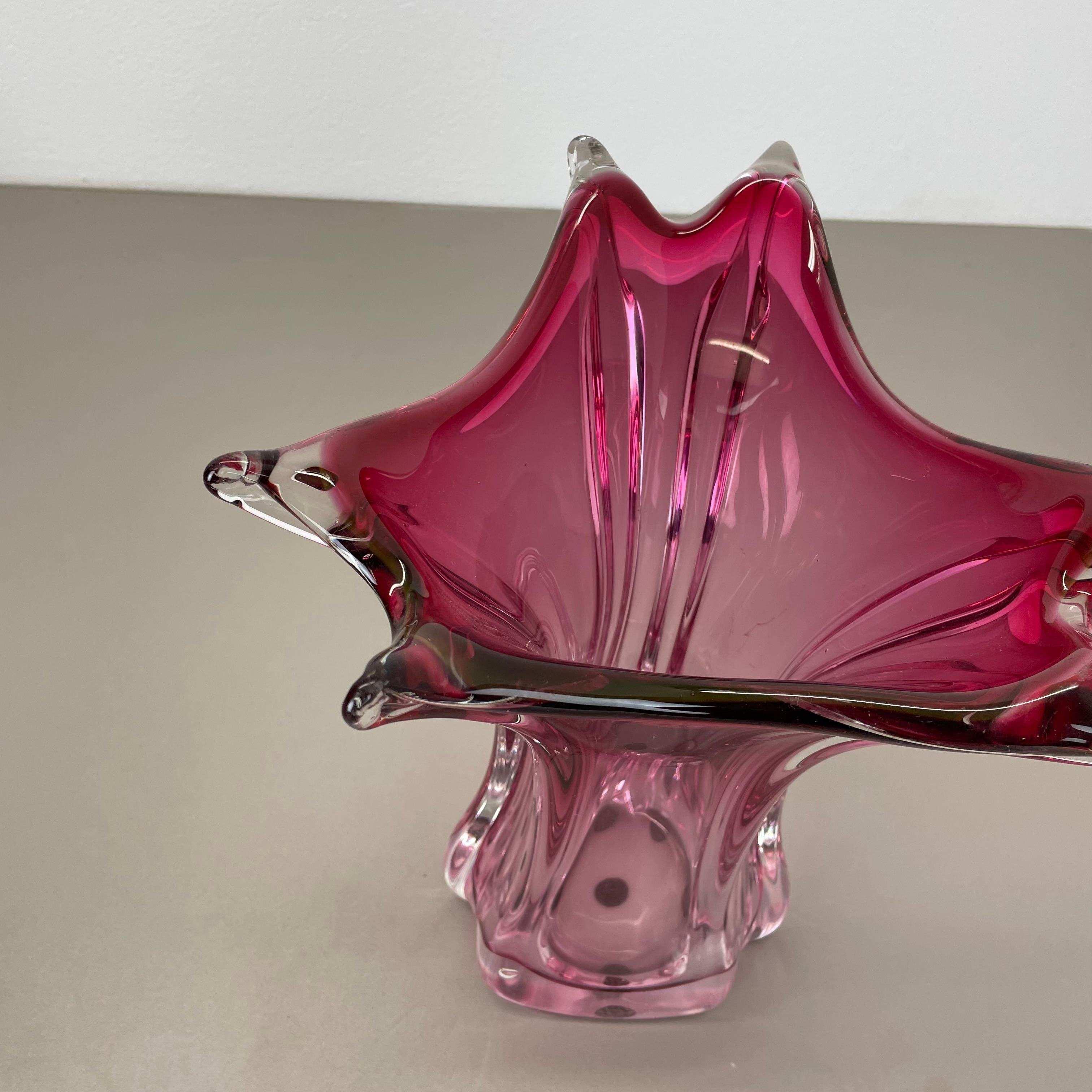 Verre de Murano Grand vase en verre de Murano 