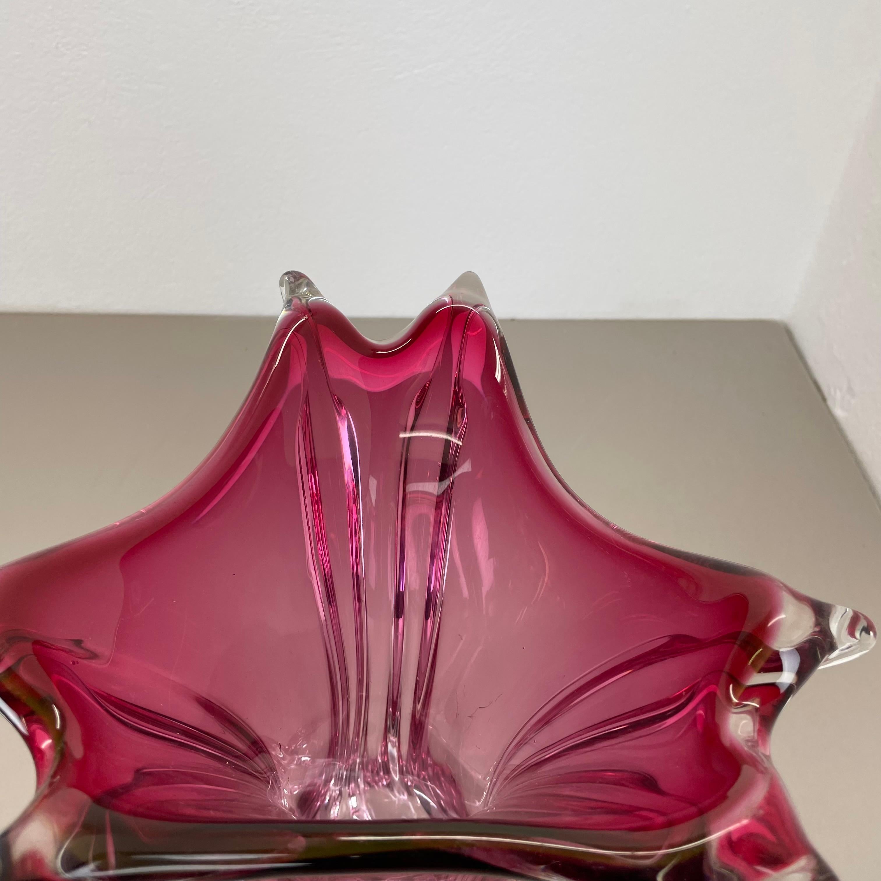 Grand vase en verre de Murano 