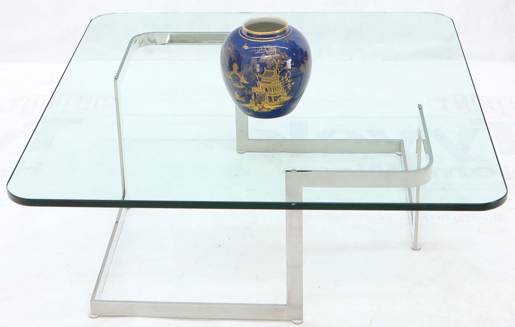 large glass coffee table