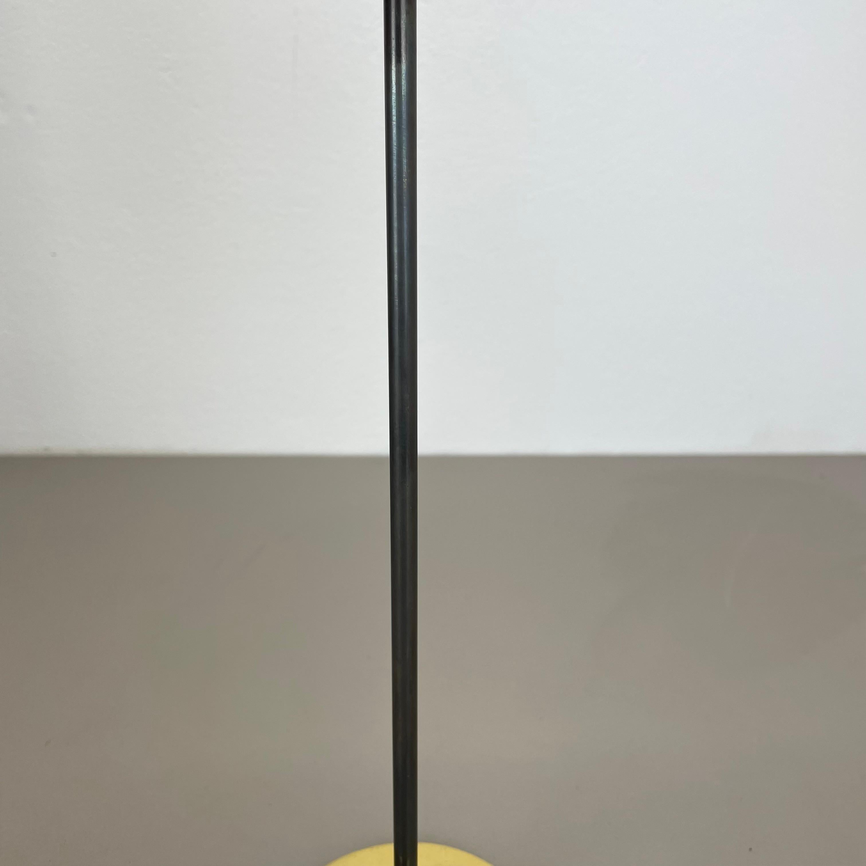 Metal large 43cm Brass Glass Candleholder Made by Hans-Agne Jakobsson Ab, Sweden 1960s For Sale