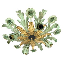 large 43cm Florentiner Theatre Ceiling Light by BANCI Firenze , Italy, 1970s