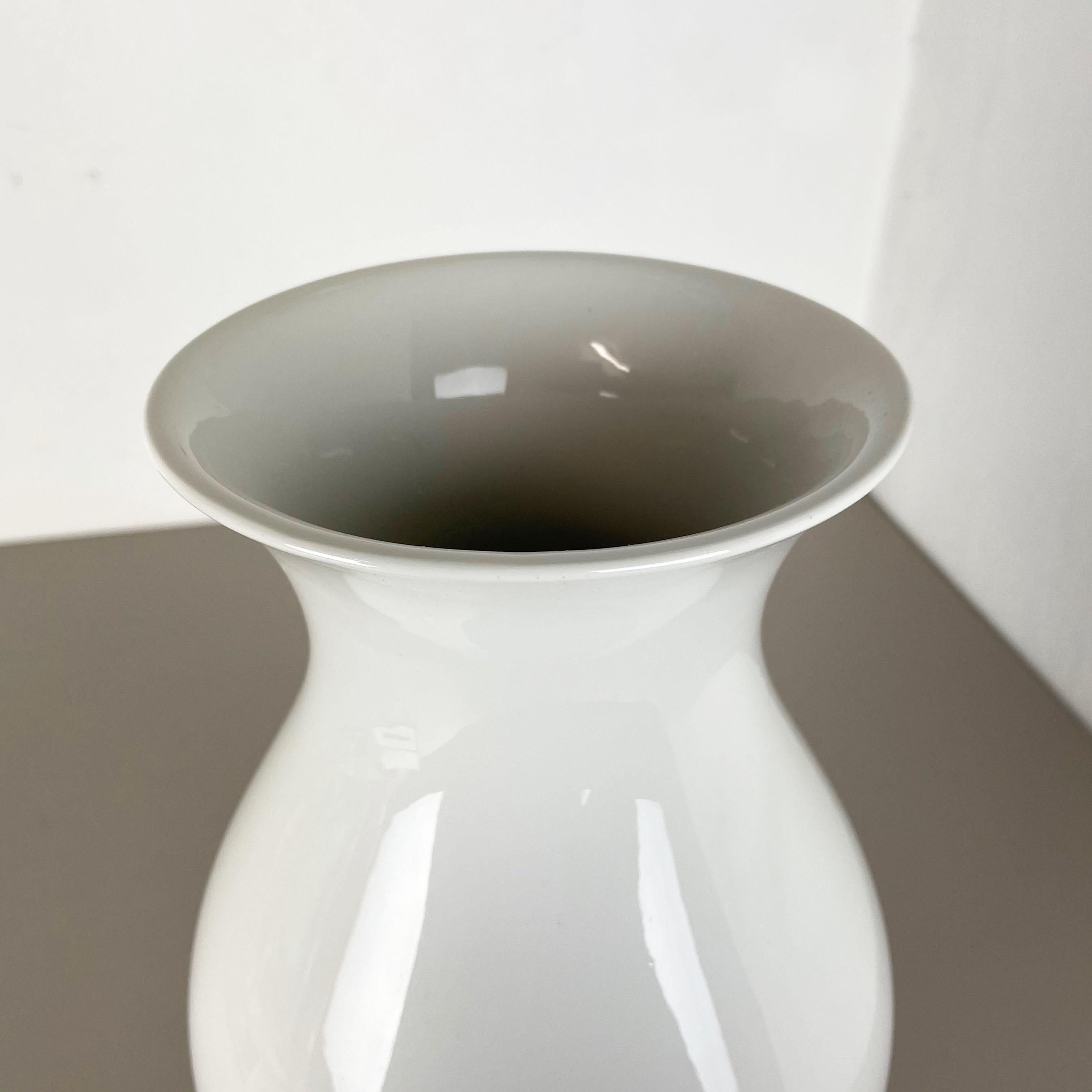 Large Op Art Vase Porcelain German Vase by KPM Berlin Ceramics, Germany, 1960 6