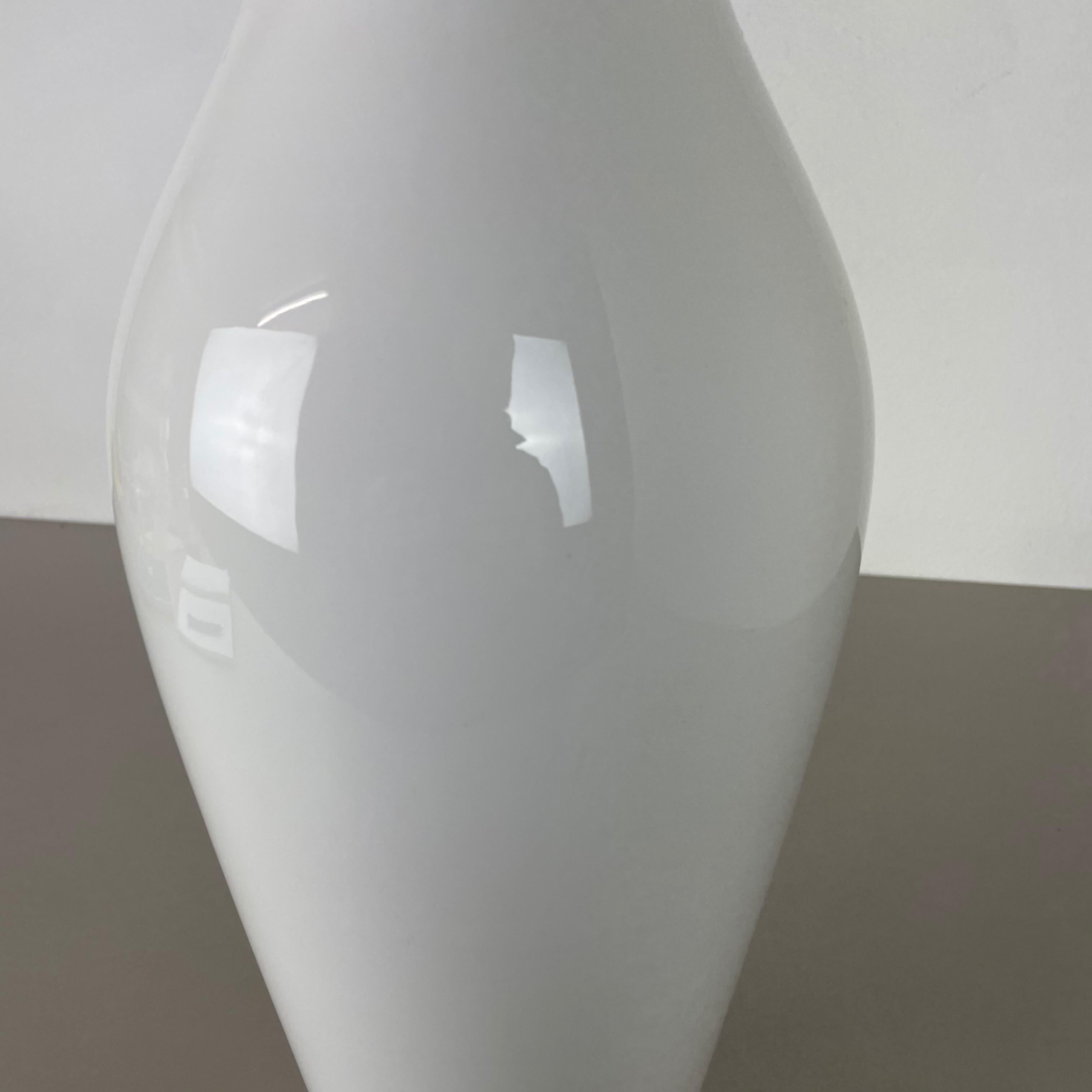 Large Op Art Vase Porcelain German Vase by KPM Berlin Ceramics, Germany, 1960 9