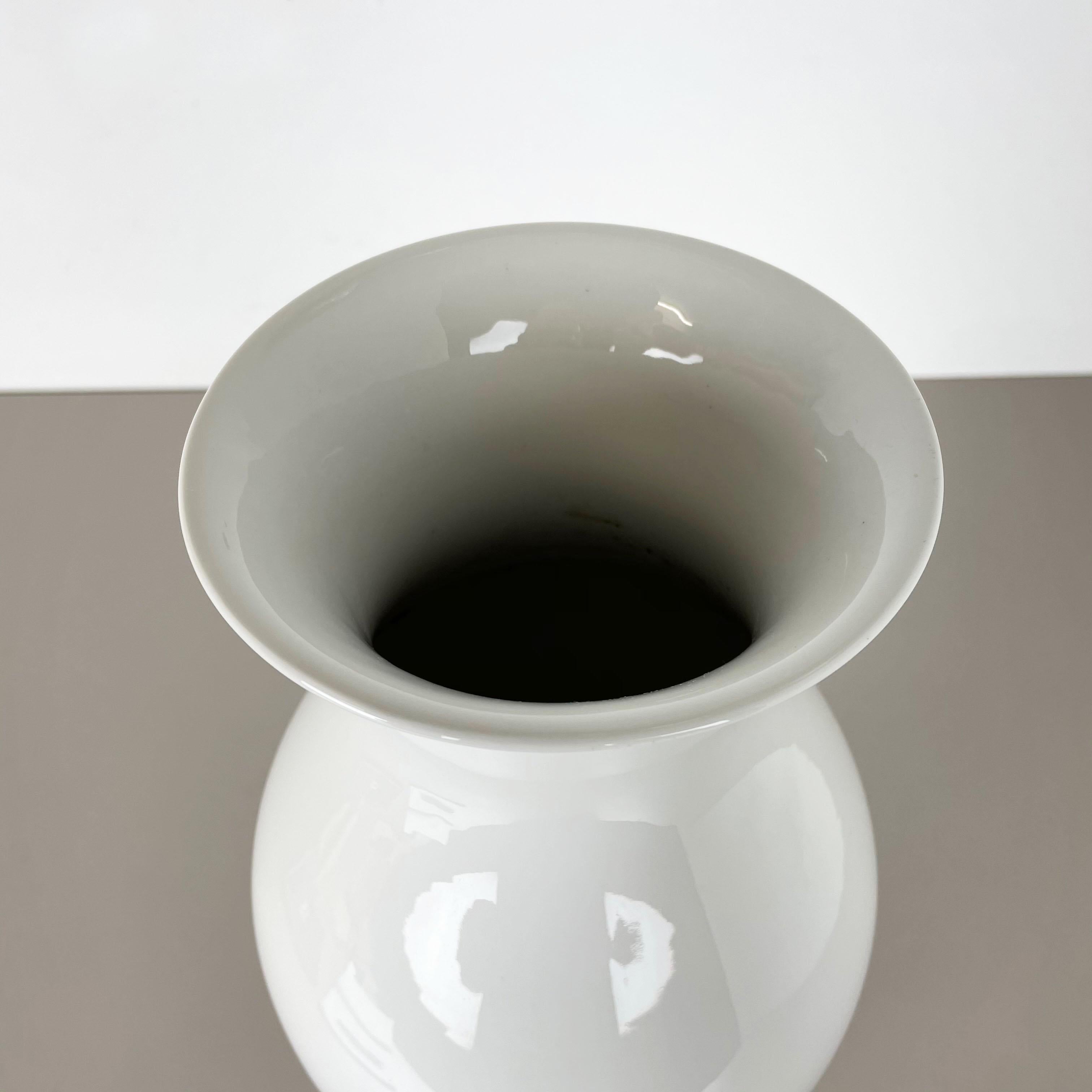 Large Op Art Vase Porcelain German Vase by KPM Berlin Ceramics, Germany, 1960 2