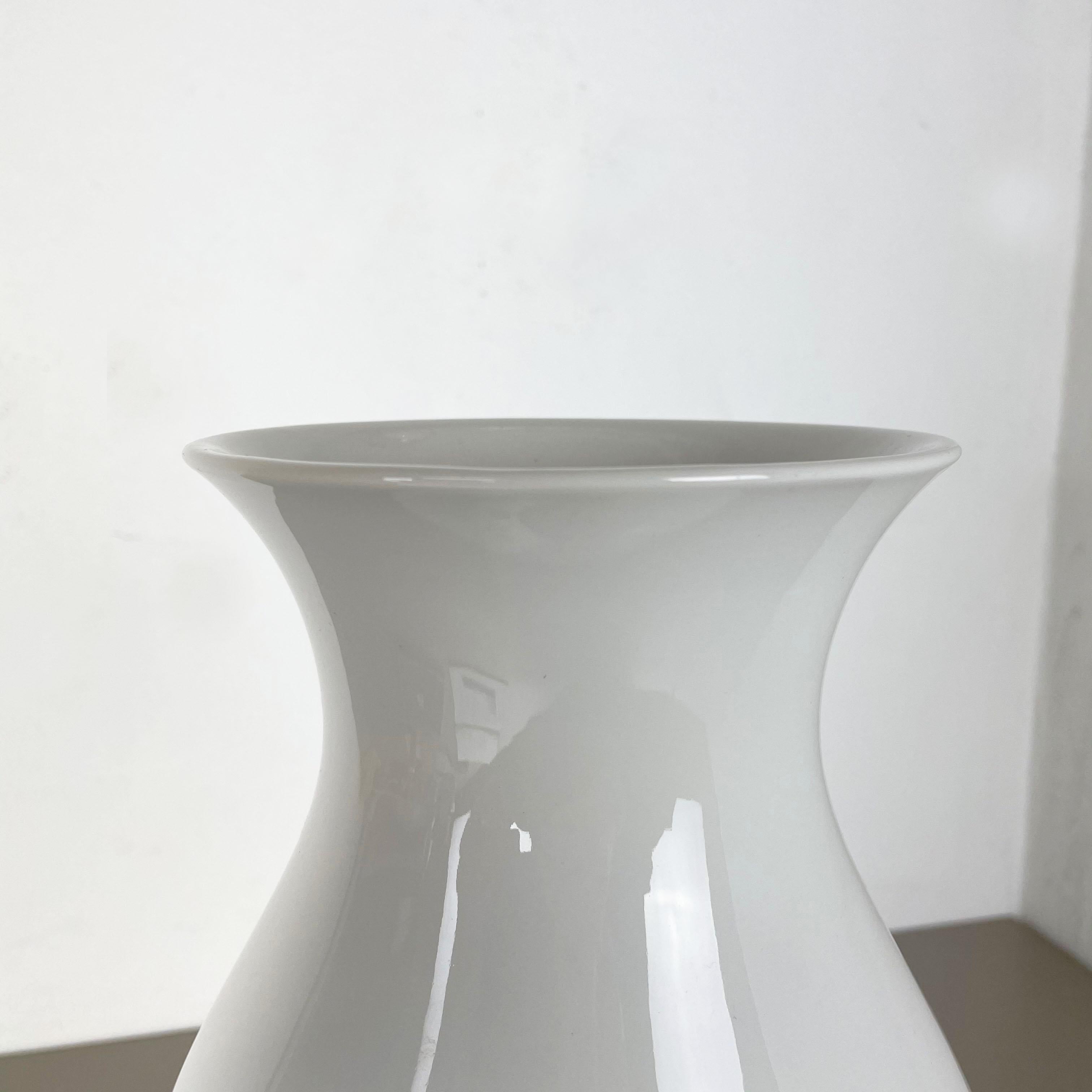 Large Op Art Vase Porcelain German Vase by KPM Berlin Ceramics, Germany, 1960 3