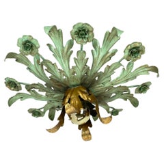 large 46cm Florentiner Theatre Ceiling Light by BANCI Firenze , Italy, 1960s