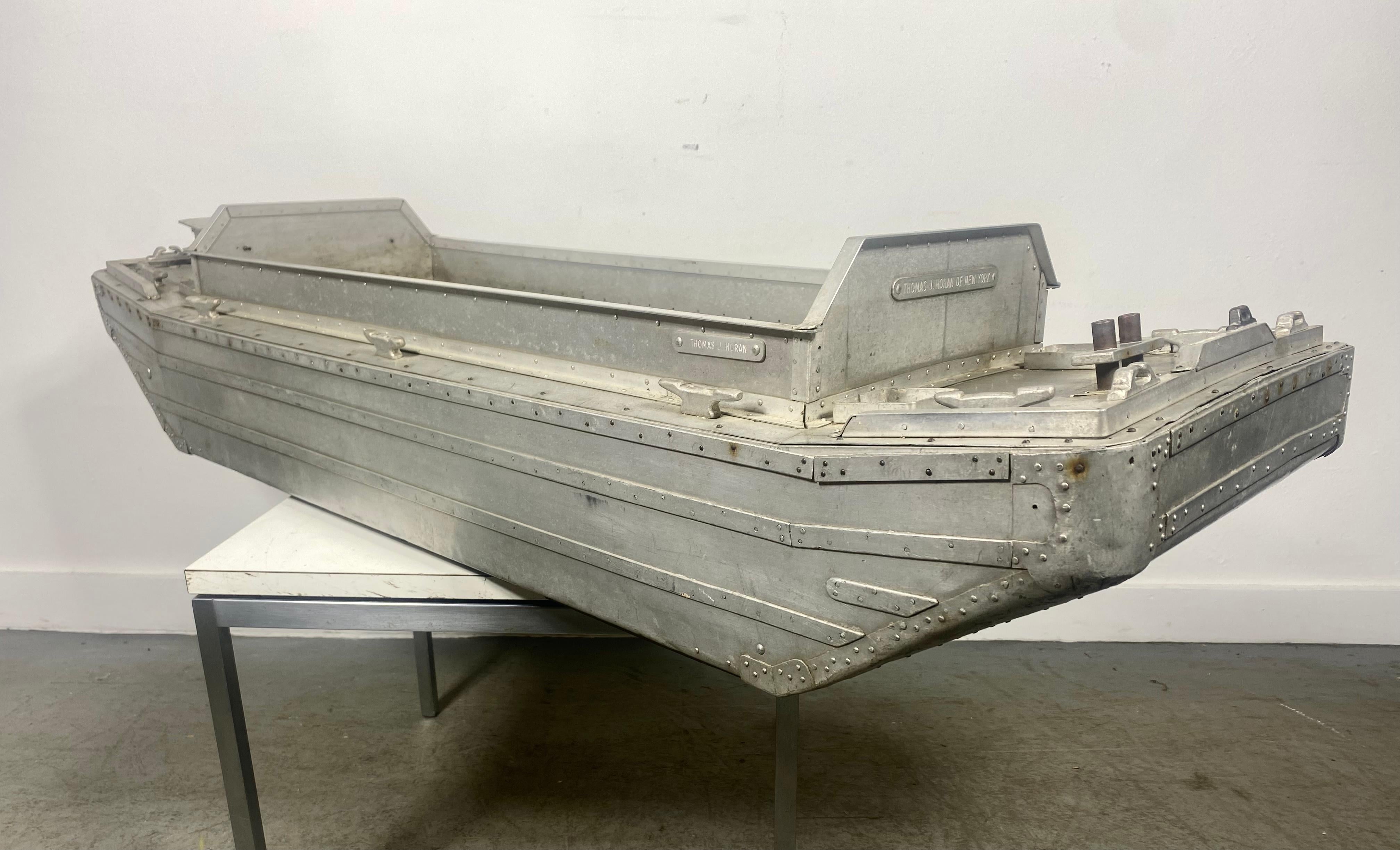 Aluminium Grande barge (bateau) 48