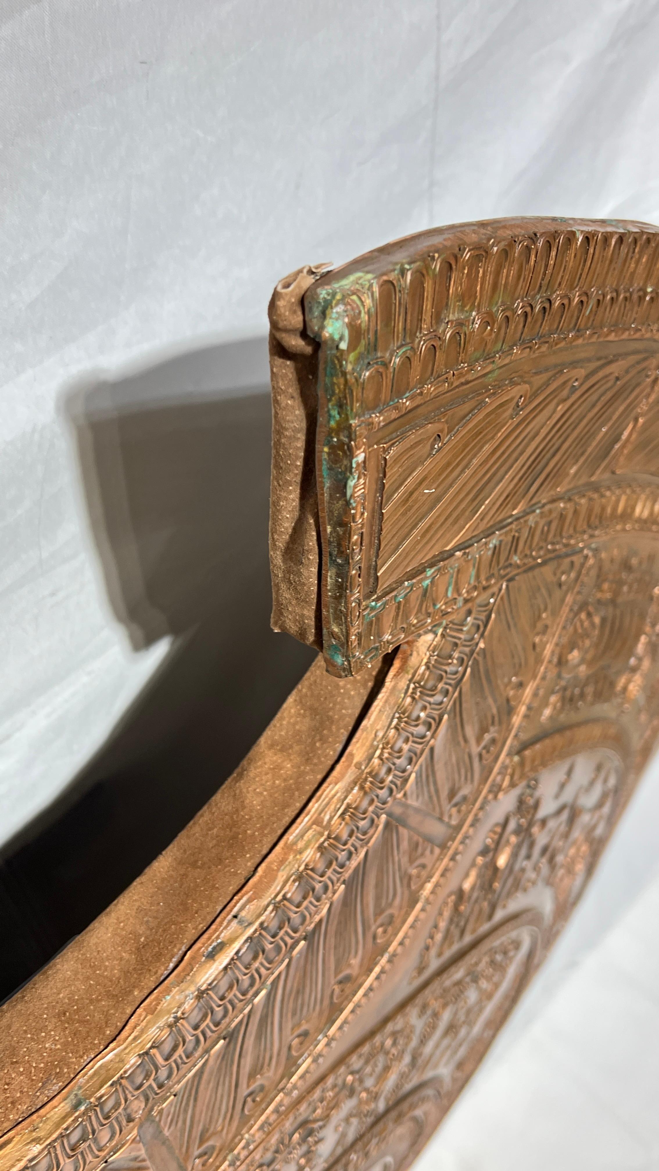 Große 48-Zoll-Kupfer-Plakette nach Alexander dem Großen Schild im Angebot 2