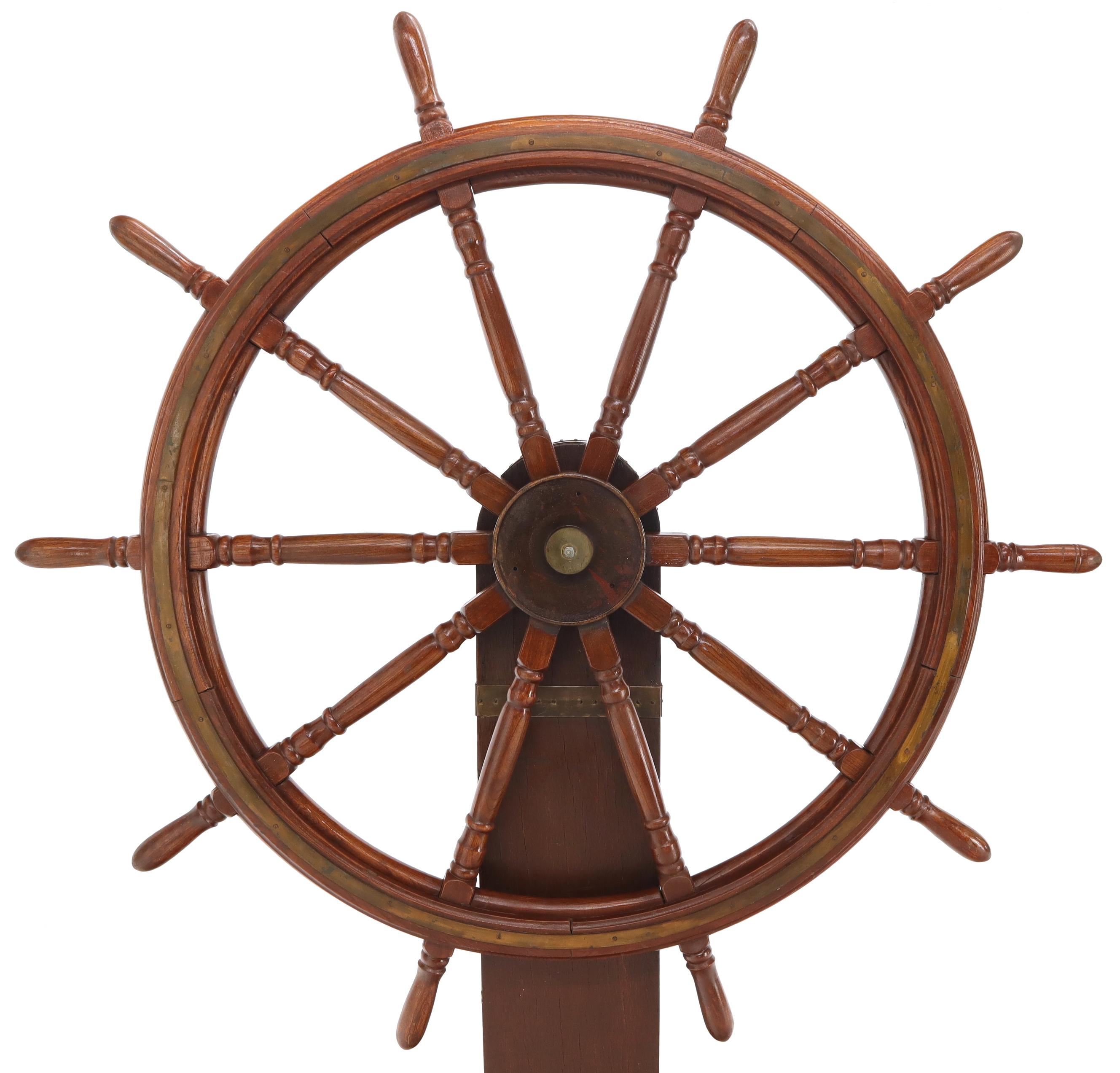 large wooden wheels