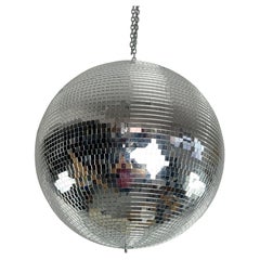 Large 50 cm  Professional Disco Ball Mirror Mosaic with Rotor 1980s