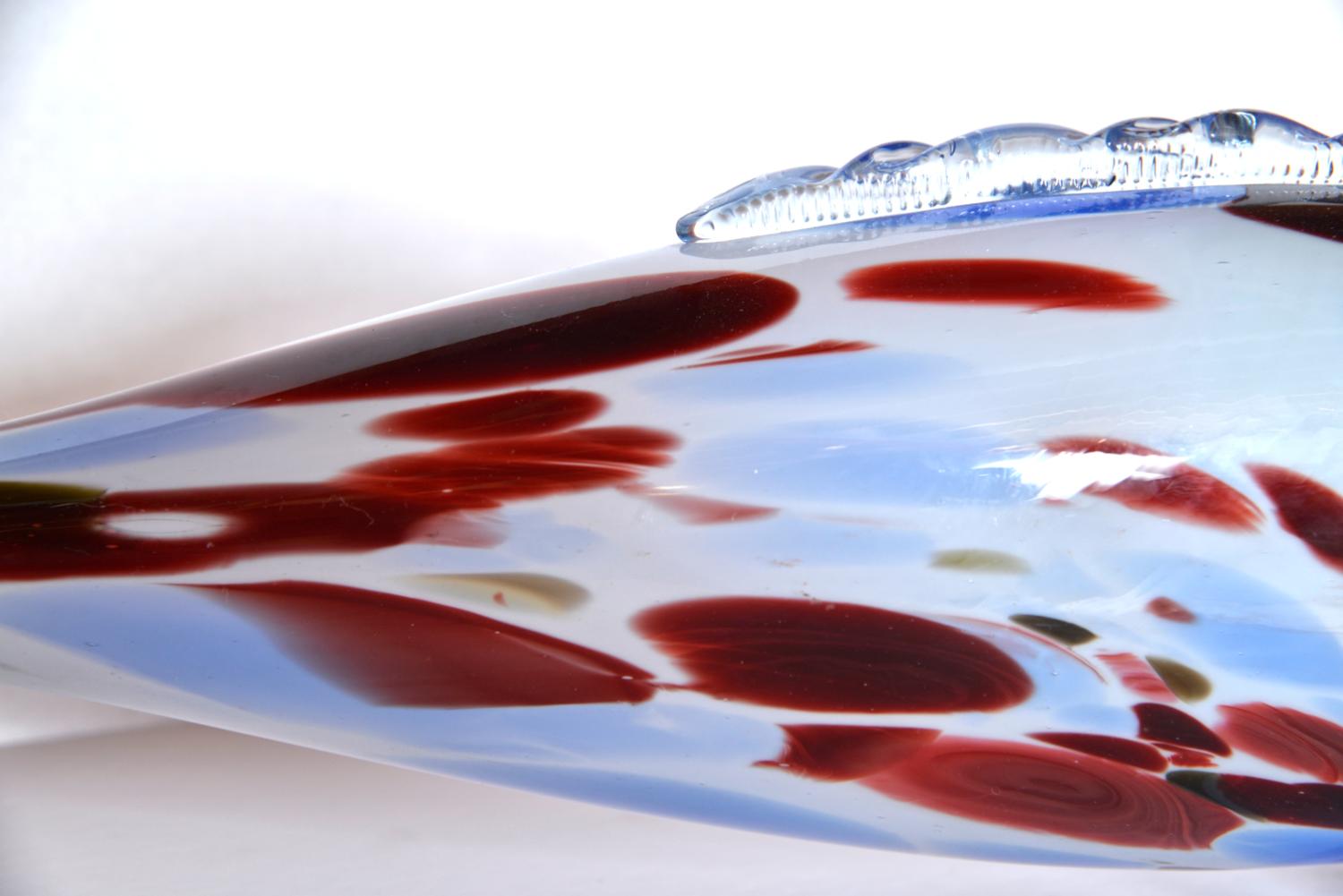 Escultura grande de pez de cristal de Murano de 50 cm de mediados de siglo Italia años sesenta setenta Venecia en venta 5