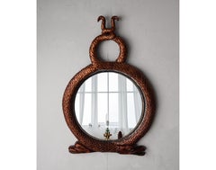 Large 54" Serpent Snake Wall Mirror