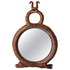 Large 54" Serpent Snake Wall Mirror