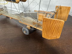 Large 55" American Folk Art Zeppelin / Skeleton