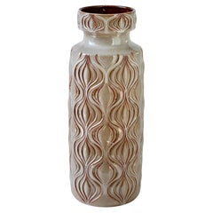 Large 55cm 21.5" Mid-Century Scheurich 1970s West German 'Amsterdam' Floor Vase