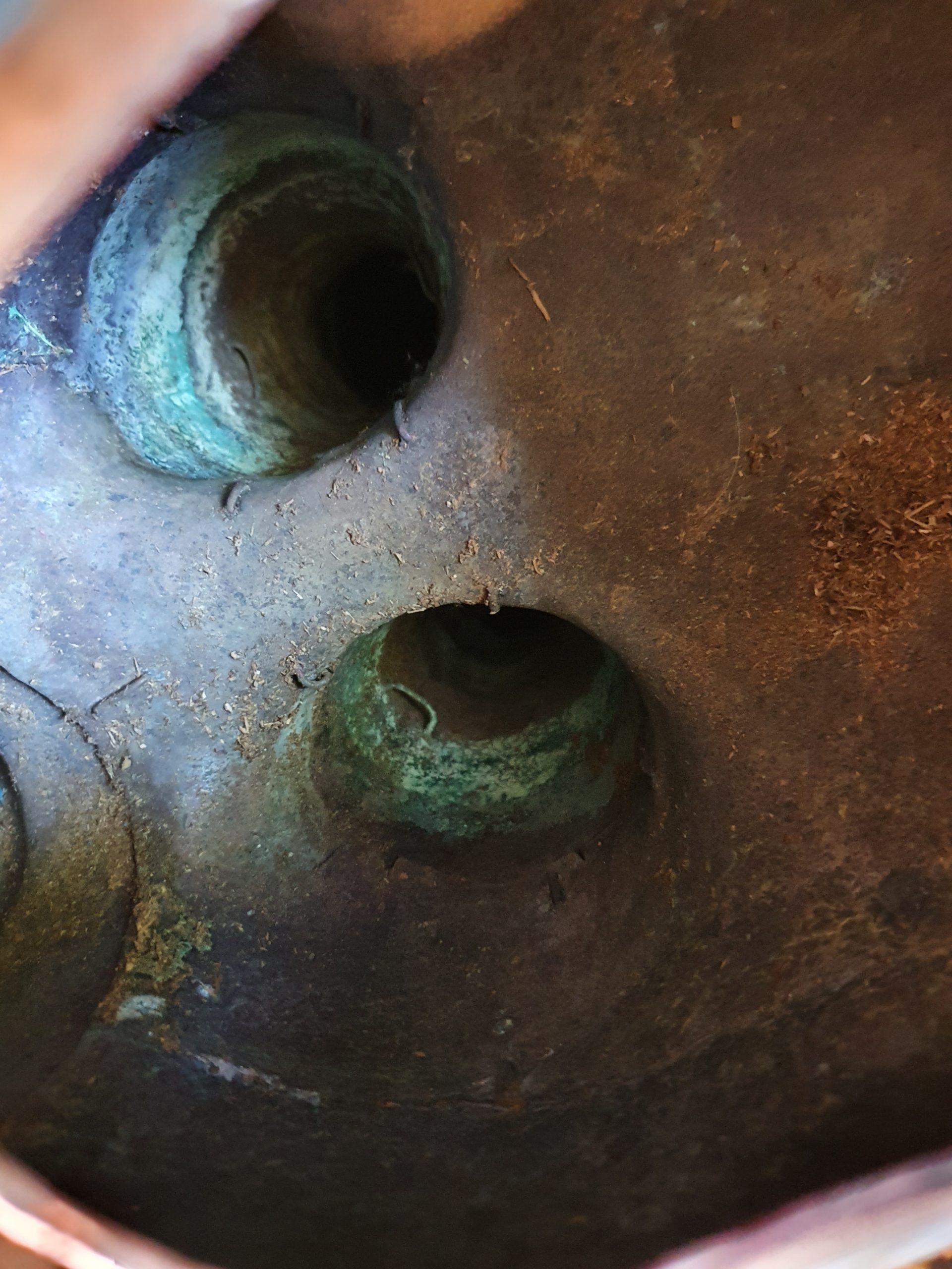Große chinesische Cloisonné-Bronze- oder Kupferkamelie aus dem 20. Jahrhundert 12
