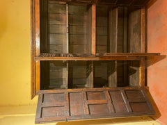 Gran armario renacentista español de 6 puertas de roble - Siglo XVII