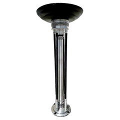 Large 6-Foot Art Deco Revival Machine Age Torchiere Floor Lamp, 2 Available