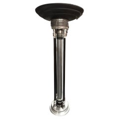 Large 6-Foot Art Deco Revival Machine Age Torchiere Floor Lamp