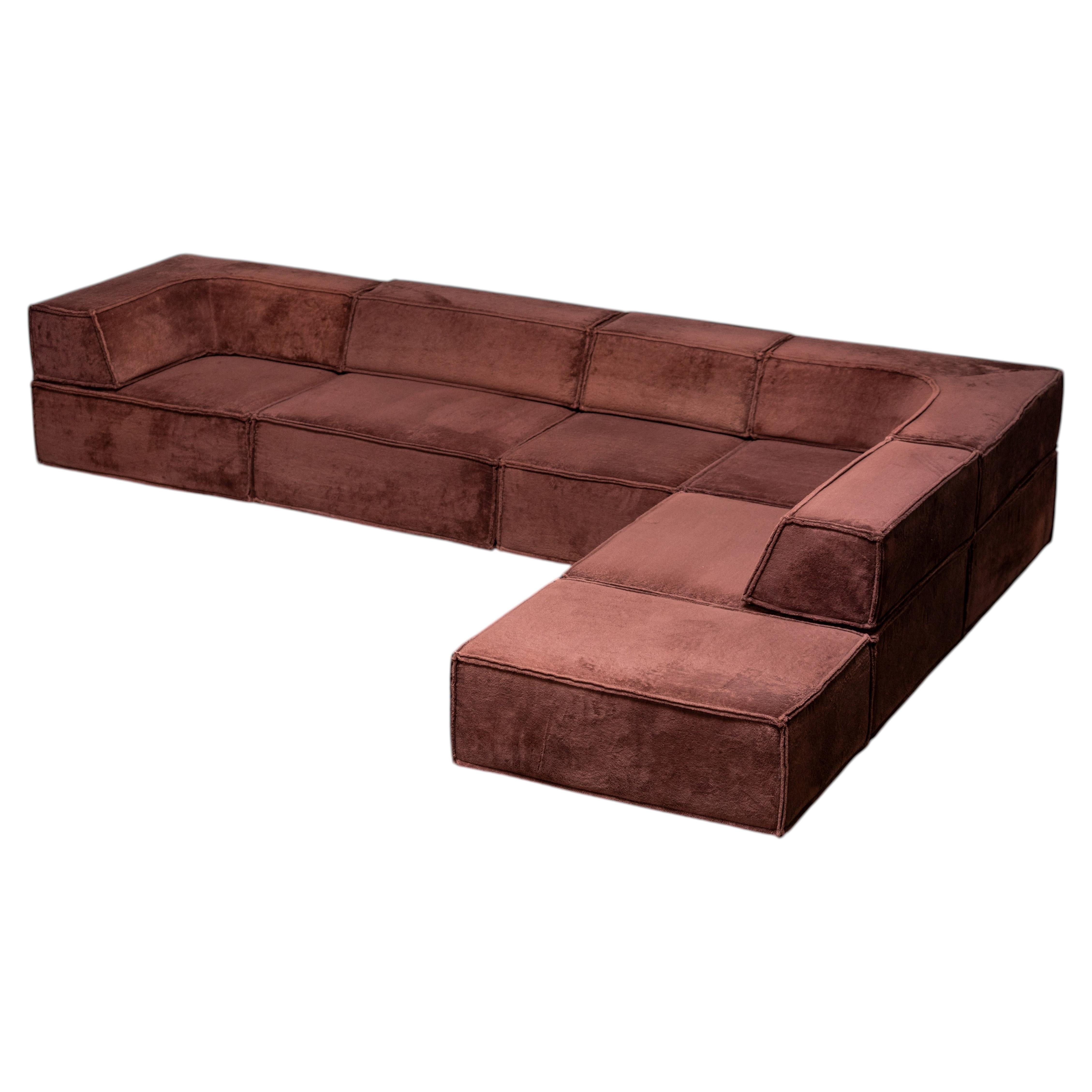 Large 6 Piece Modular Sofa „TRIO“ by COR, Team Form AG, 1973