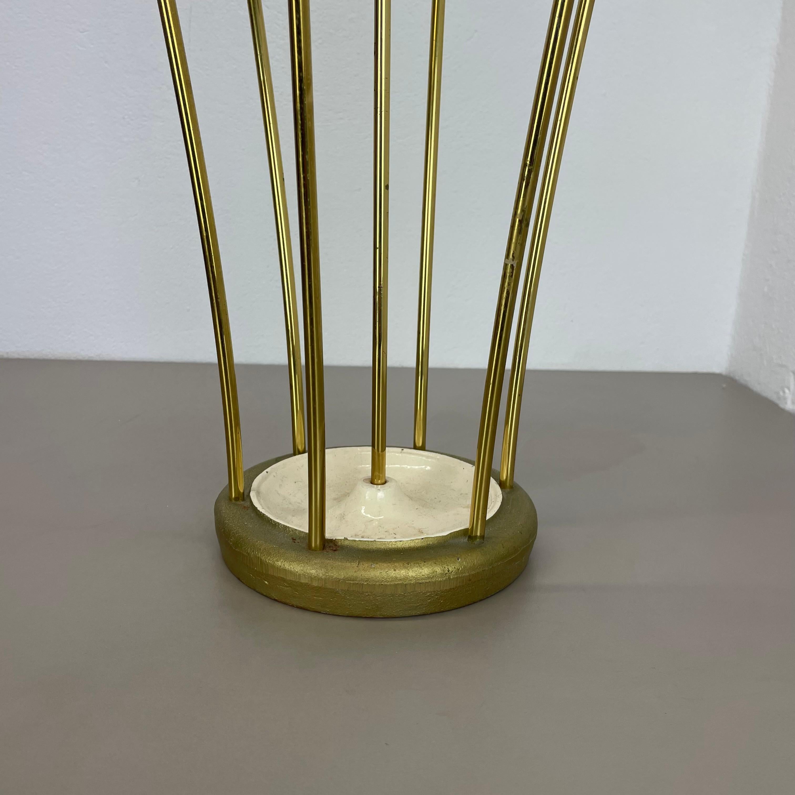 Grand 62cm Midcentury Mategot Style Hollywood Regency Umbrella Stand France 1950 en vente 5