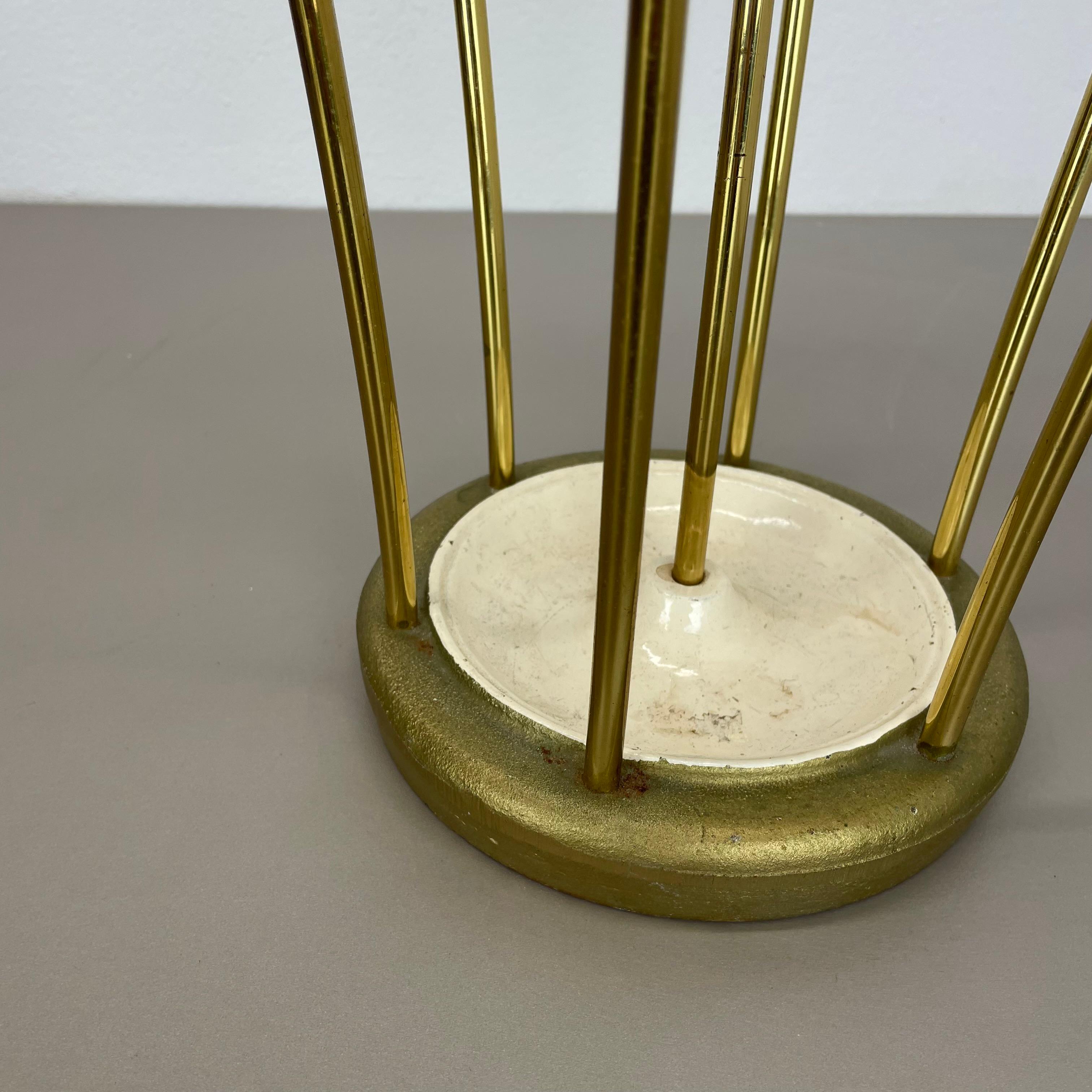 Français Grand 62cm Midcentury Mategot Style Hollywood Regency Umbrella Stand France 1950 en vente