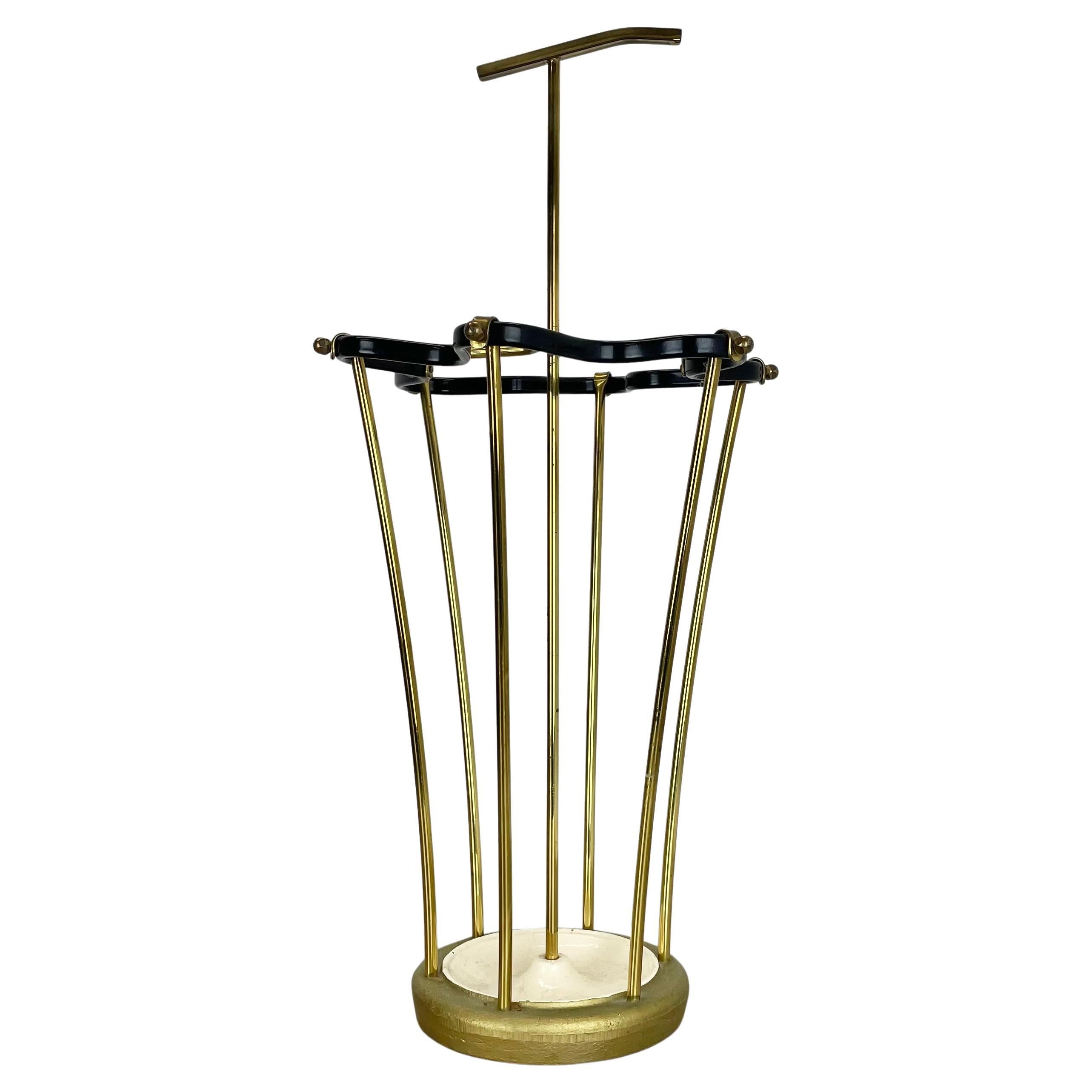 large 62cm Midcentury Mategot Style Hollywood Regency Umbrella Stand France 1950
