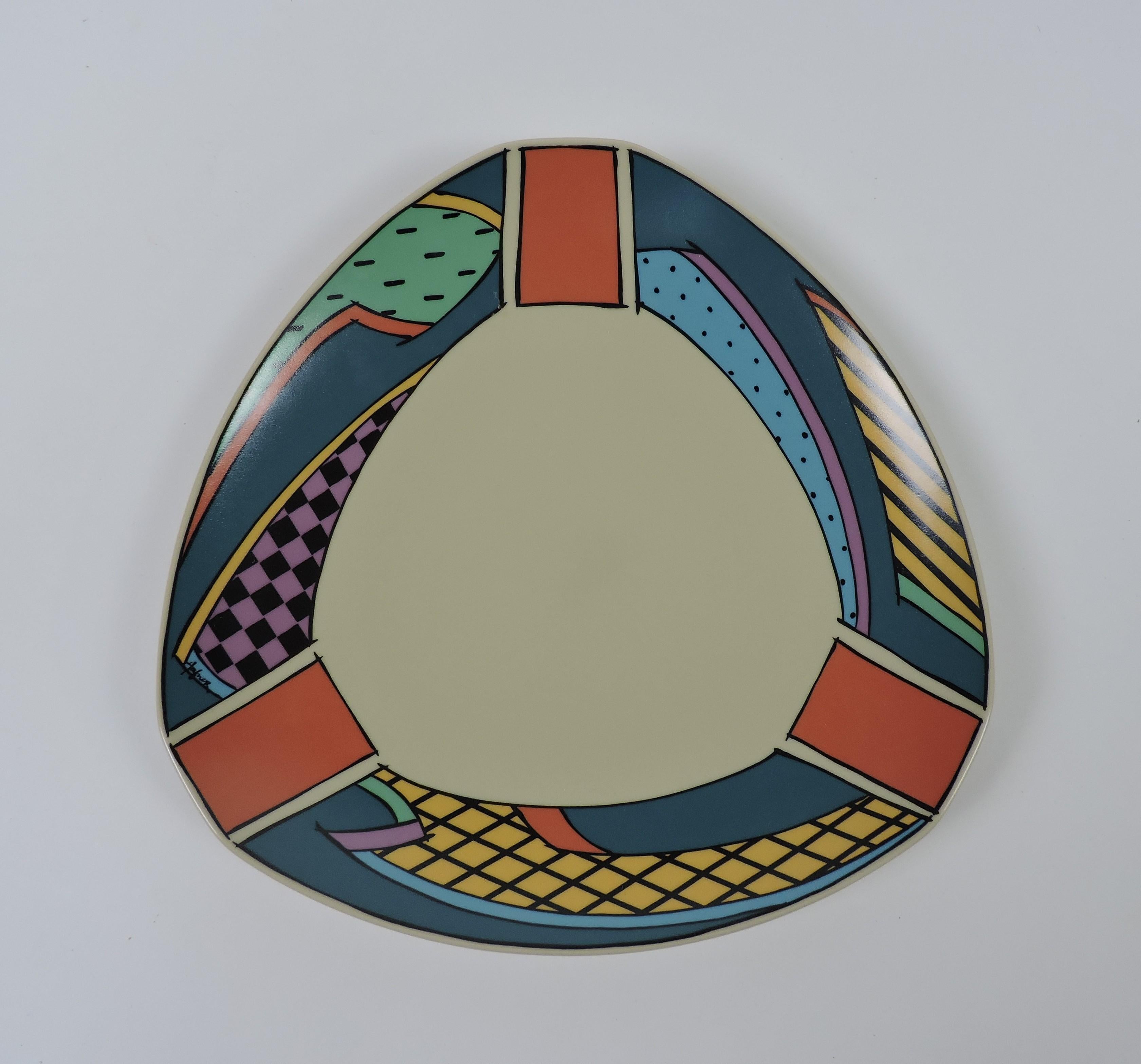 Postmoderne Grand ensemble de 67 pièces de vaisselle post-moderne Dorothy Hafner Rosenthal Flash en vente