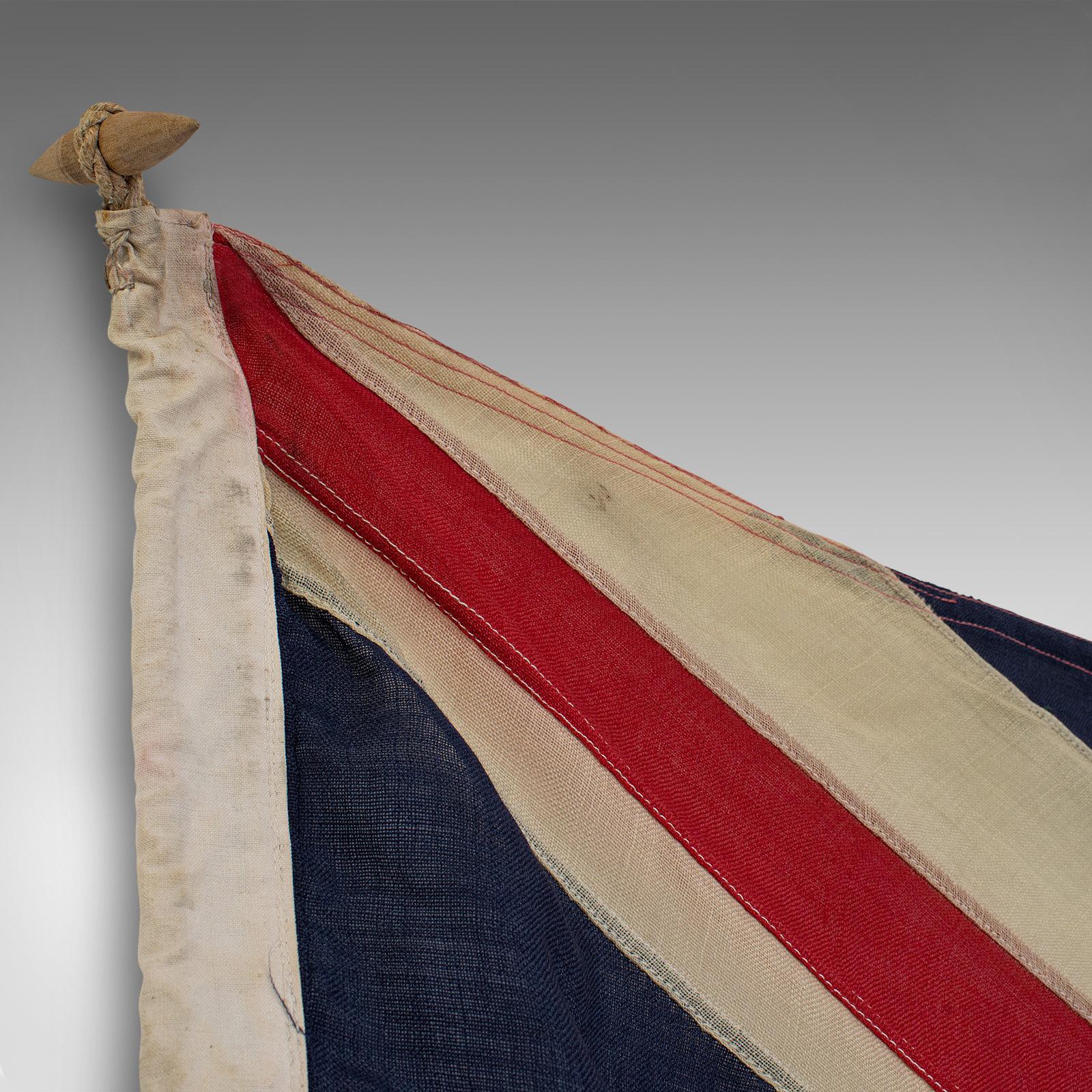 Empire Vintage Union Jack, English, Cotton, Flag, UK, Great Britain, 1945