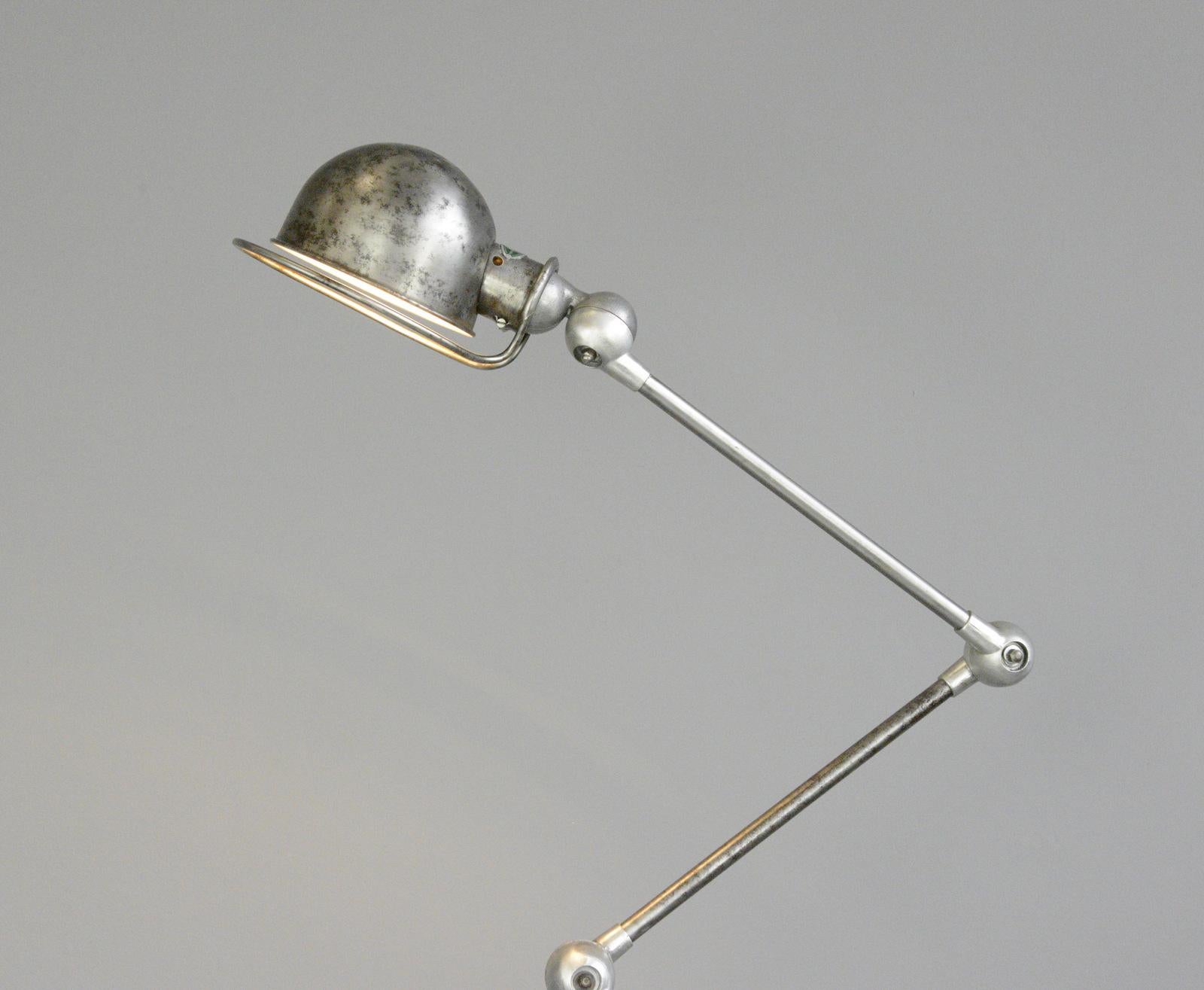 Mid-20th Century Large 7 Arm Floor Standing Jielde Lamp, Circa 1950s