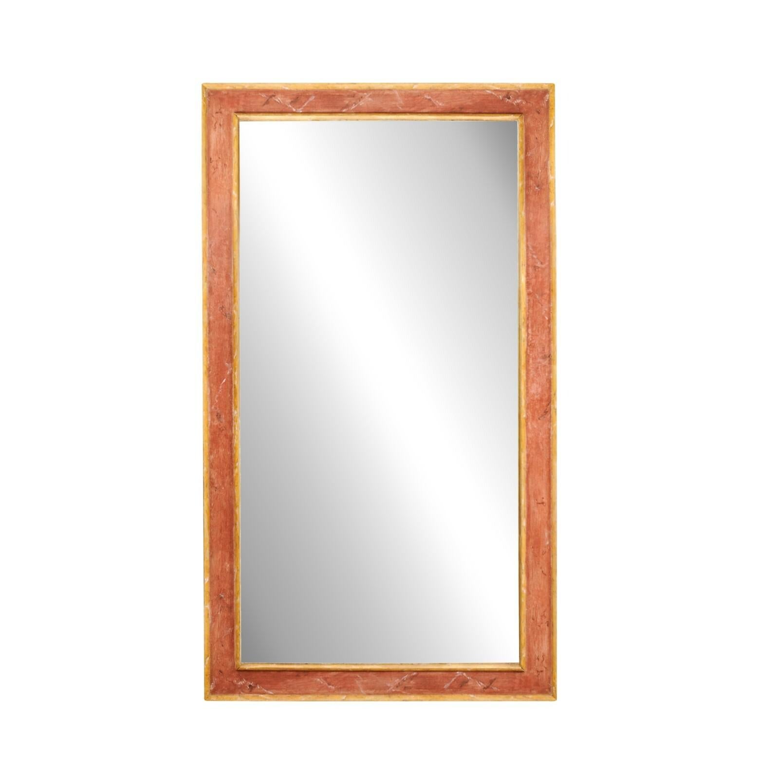 Grande specchio da parete italiano alto 7 piedi, XIX C. in vendita 4