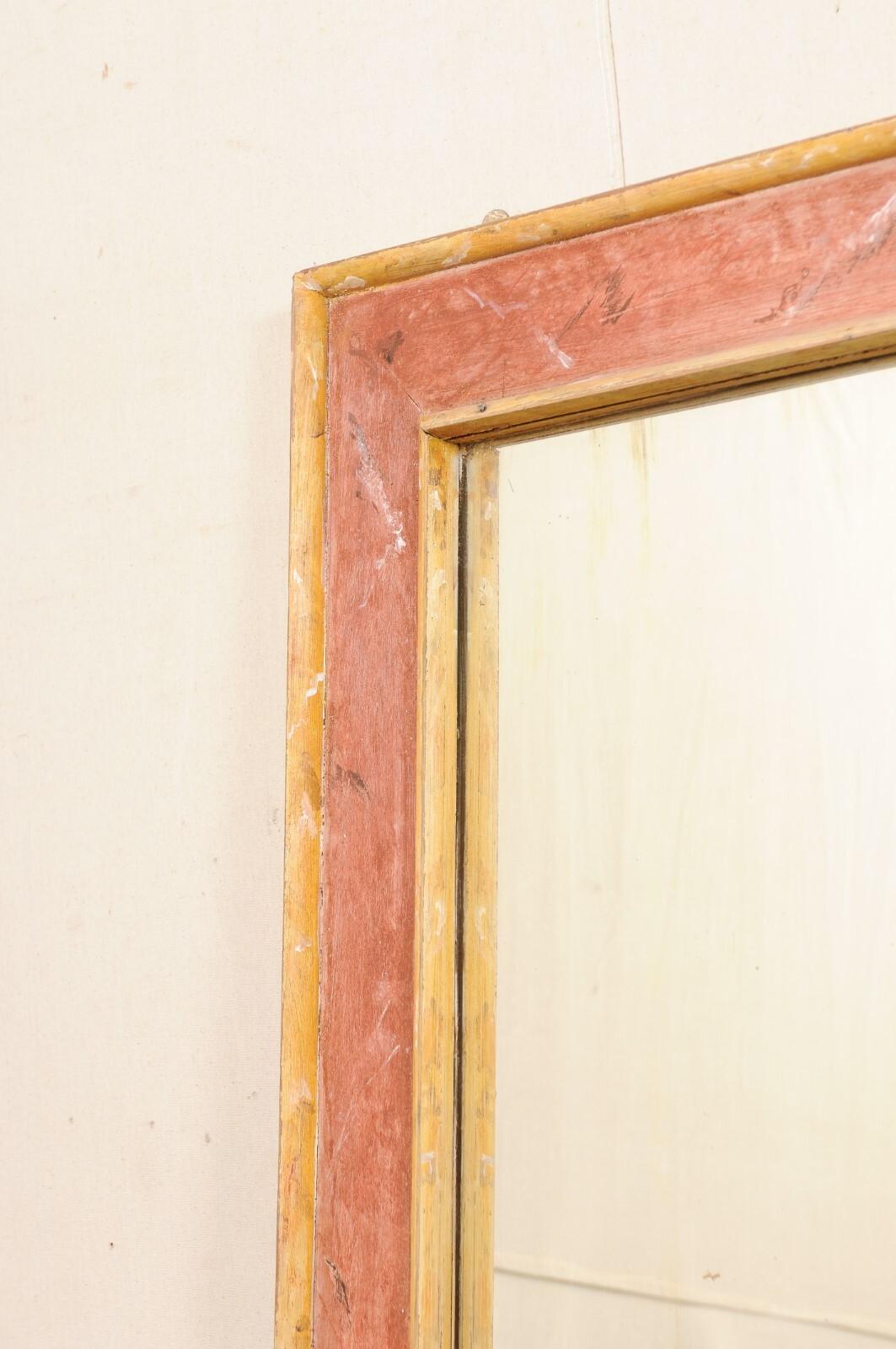 Grande specchio da parete italiano alto 7 piedi, XIX C. in vendita 1